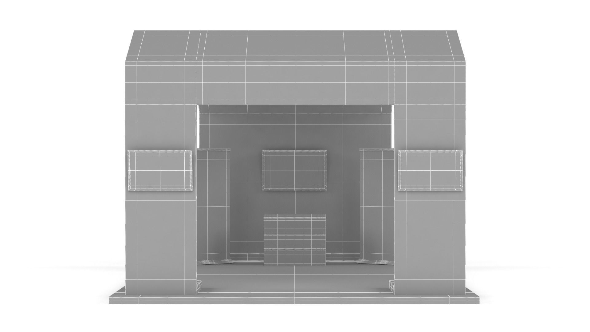 Exhibition Stand Design 3D model_8