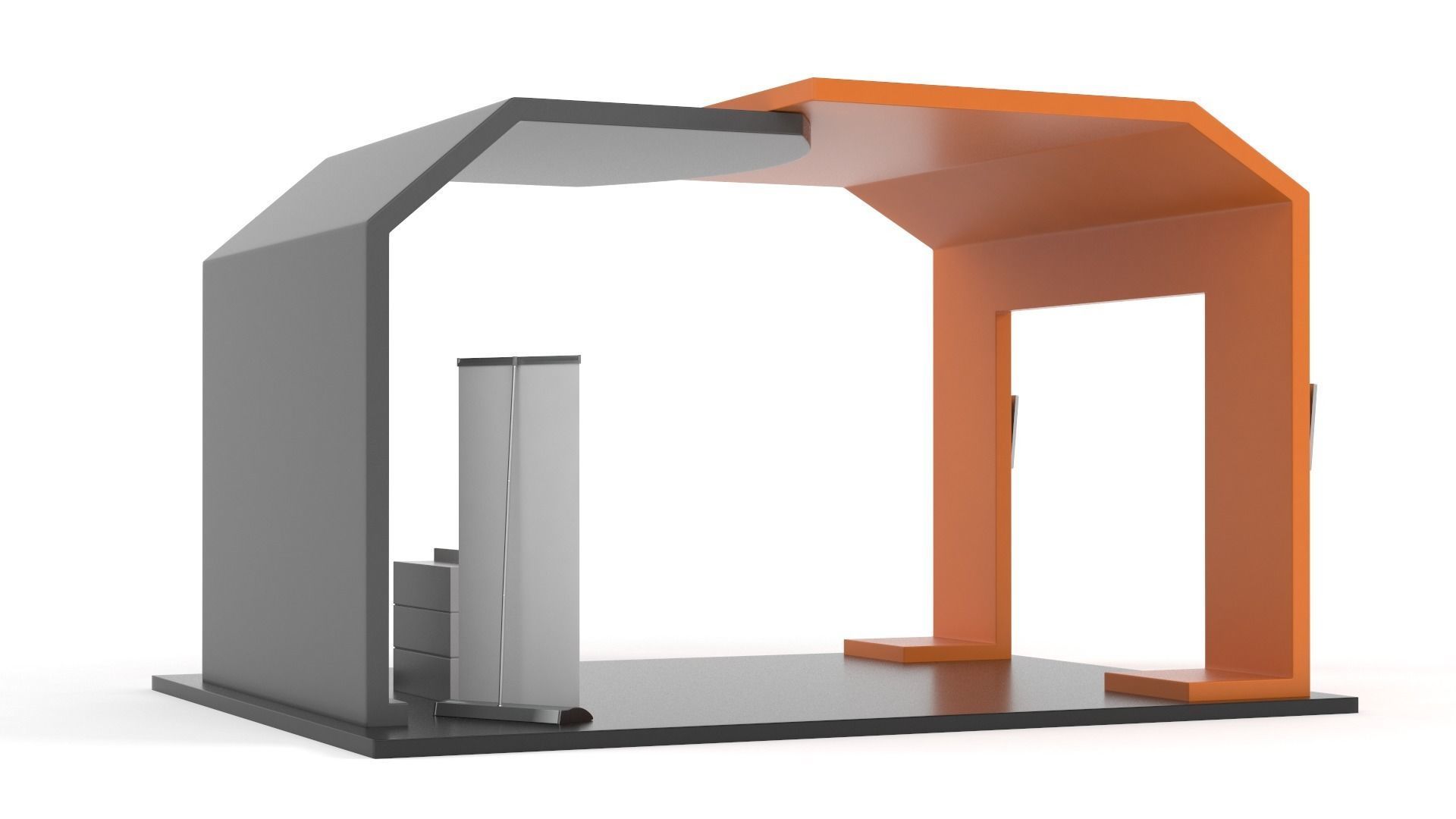 Exhibition Stand Design 3D model_5