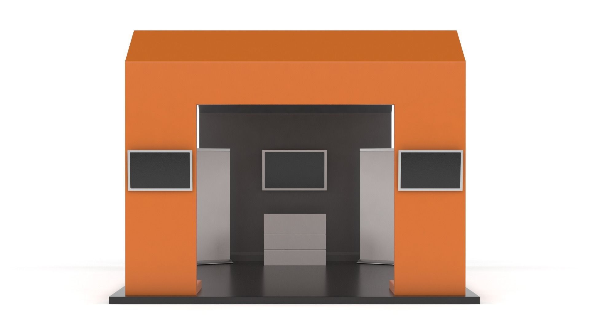 Exhibition Stand Design 3D model_1