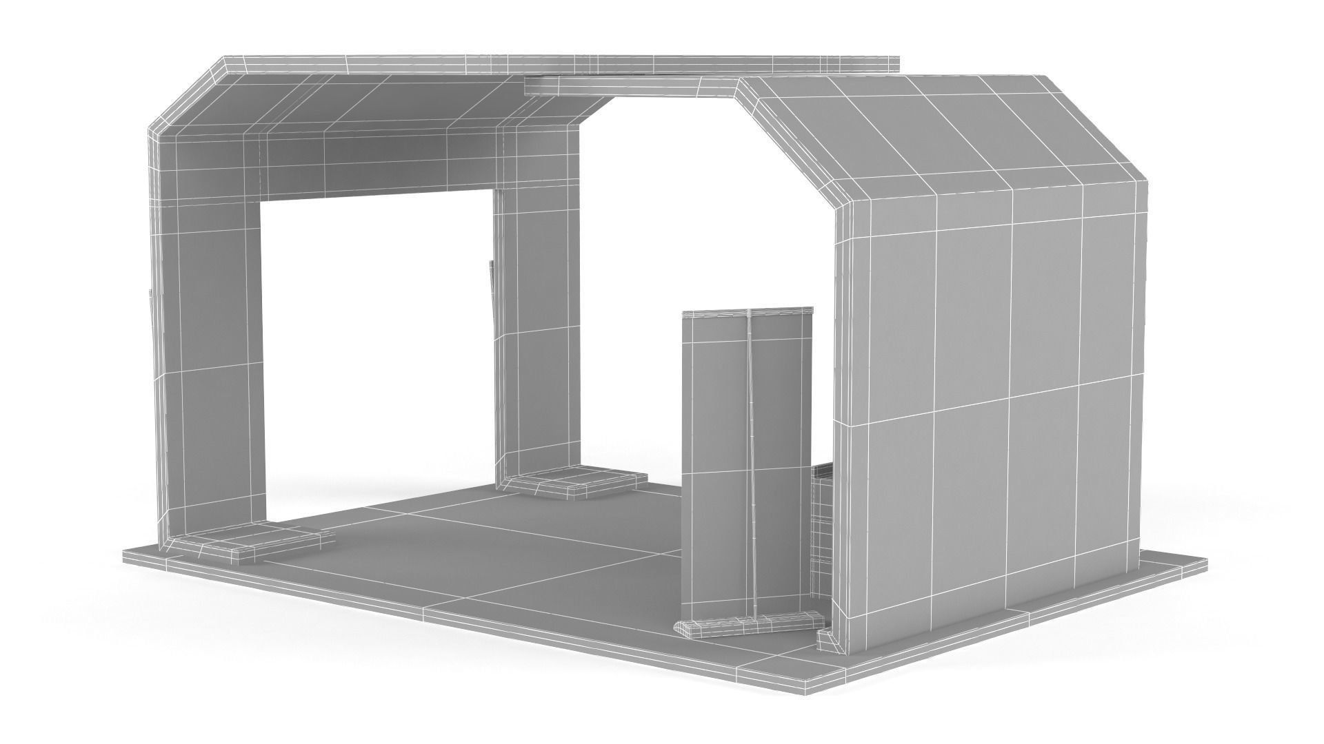 Exhibition Stand Design 3D model_11