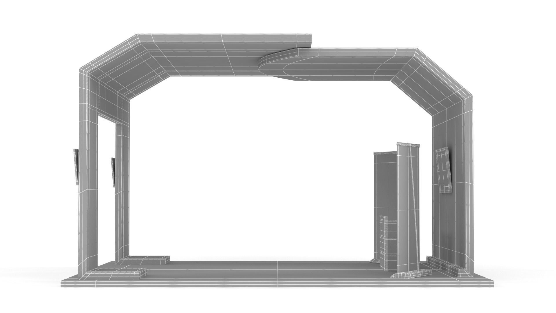 Exhibition Stand Design 3D model_10