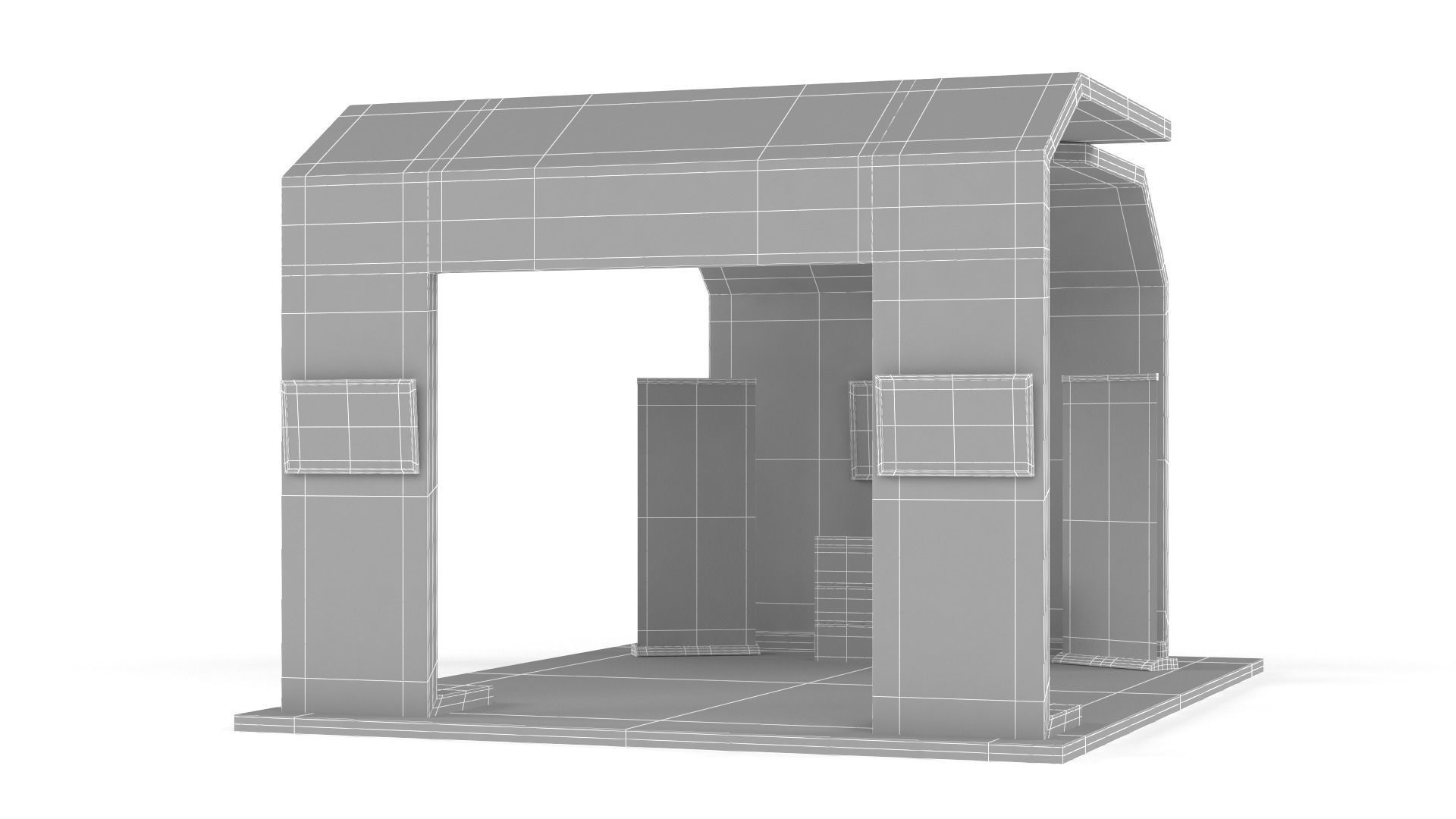 Exhibition Stand Design 3D model_9