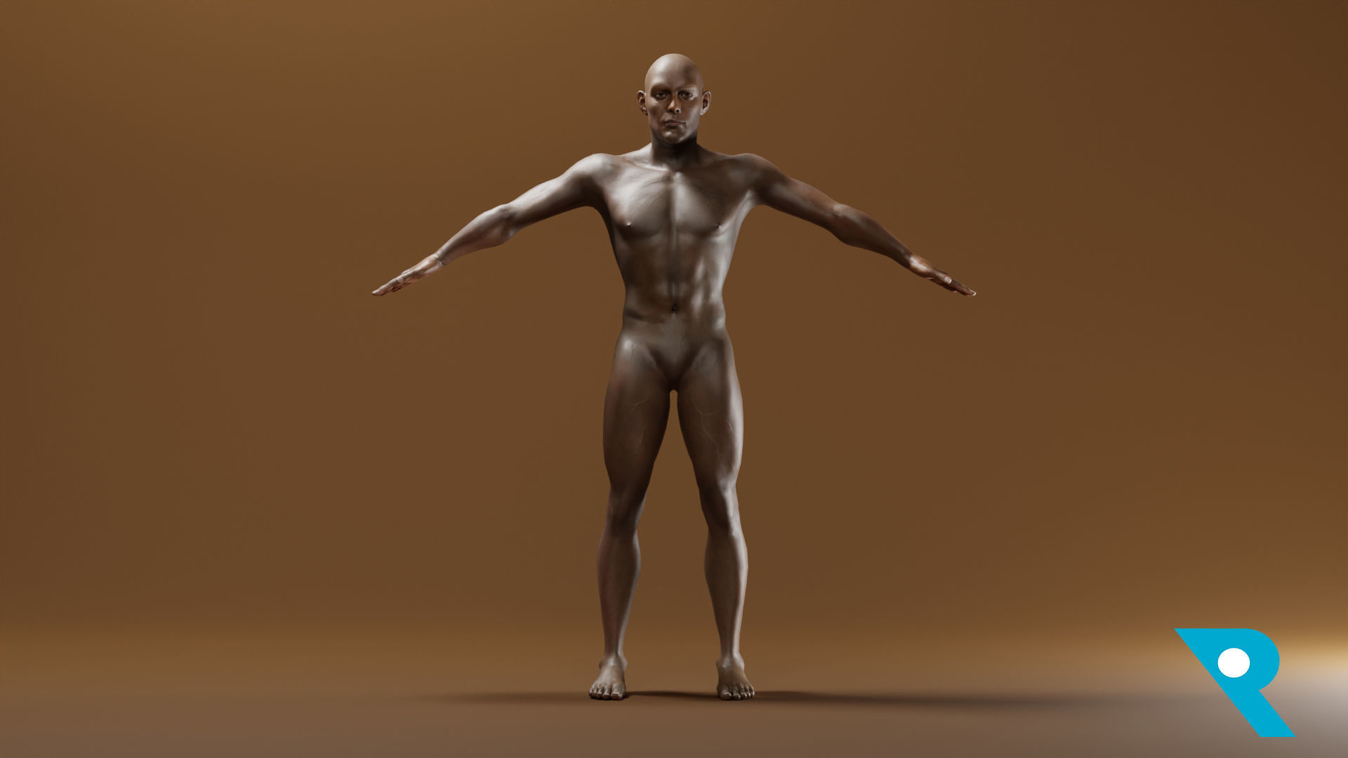 Realistic Male Character - Brian 3D model_1