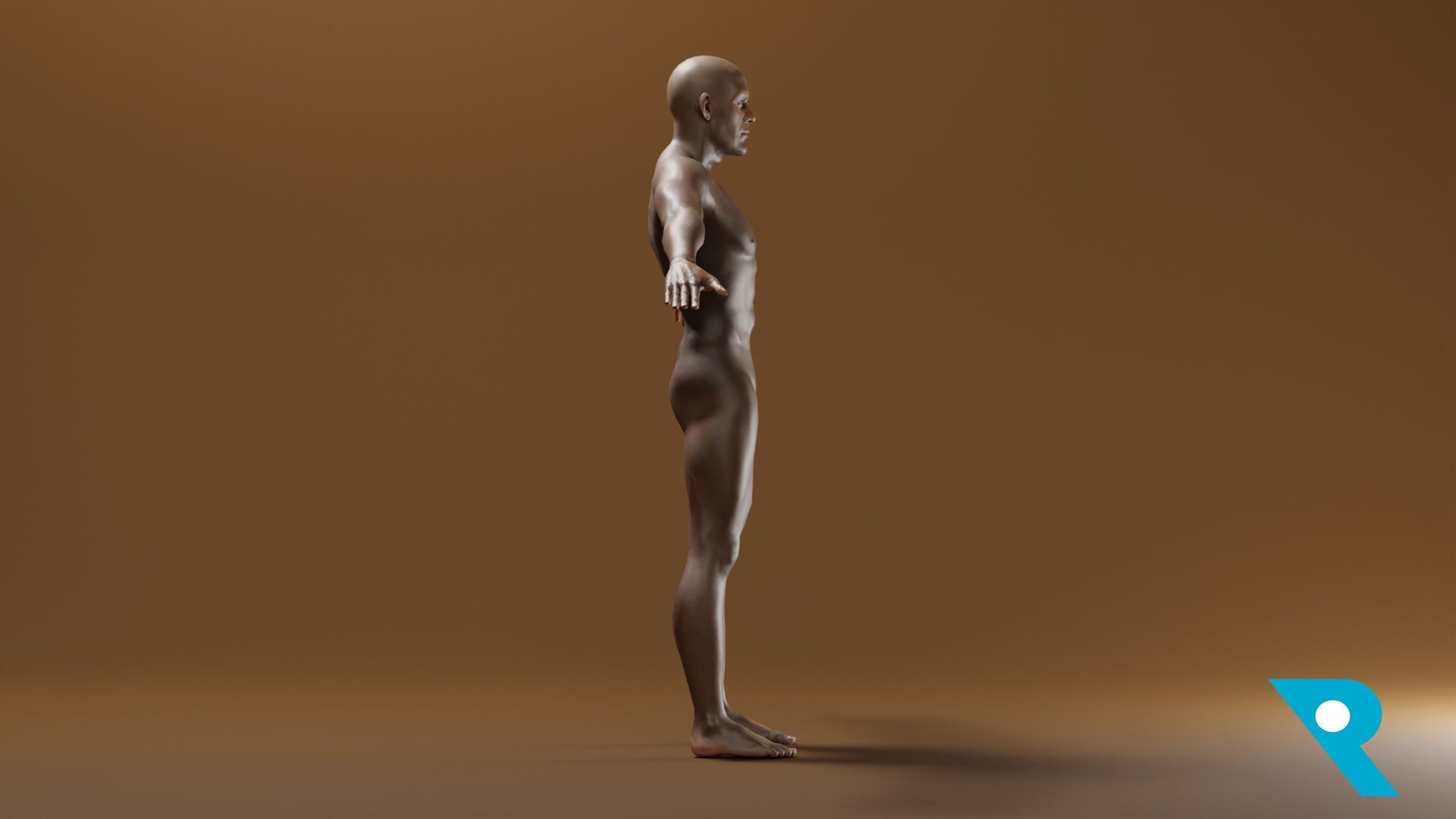 Realistic Male Character - Brian 3D model_2