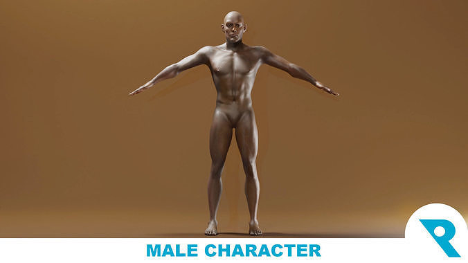 Realistic Male Character - Brian 3D model