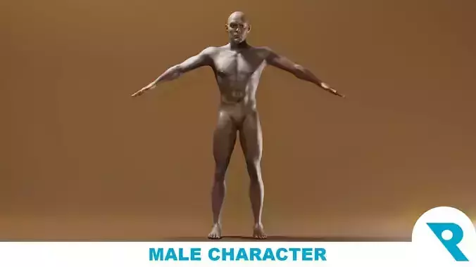 Realistic Male Character - Brian 3D model