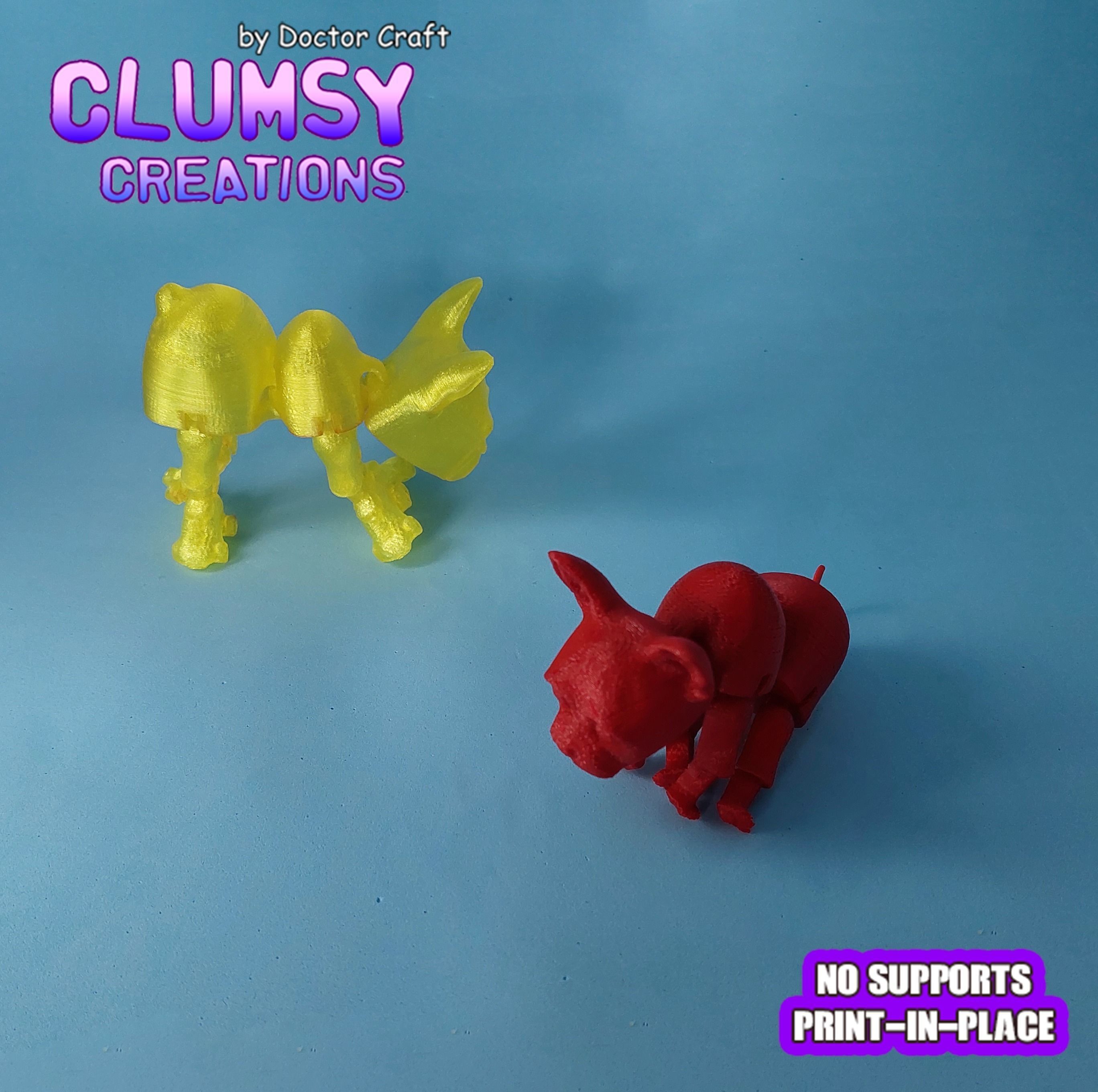 CLUMSY FRENCH BULLDOG TRINKET FLEXI 3D print model_1