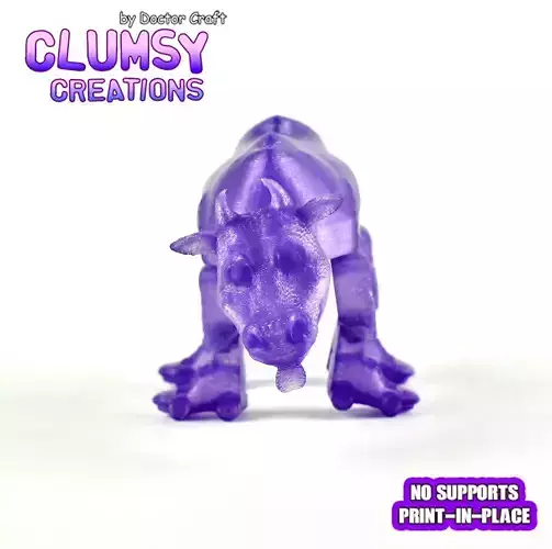 CLUMSY COW FLEXI 3D print model