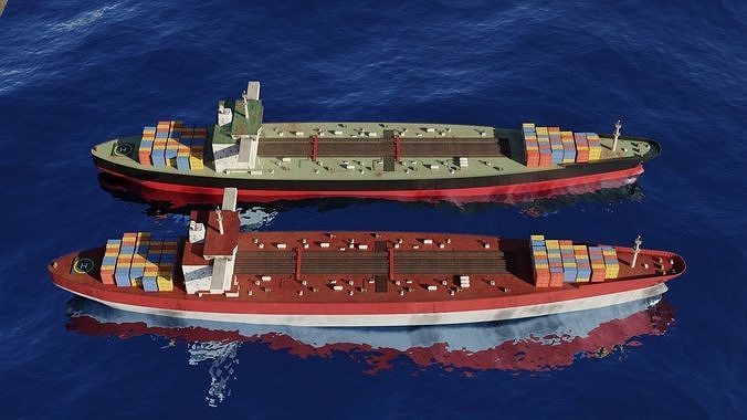 Oil Tanker ship  3D Model Collection