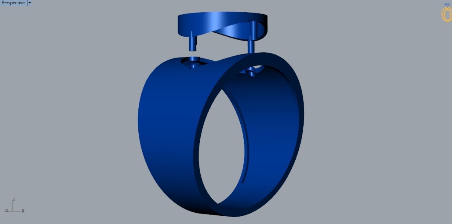 Ring R 65 3D print model_7