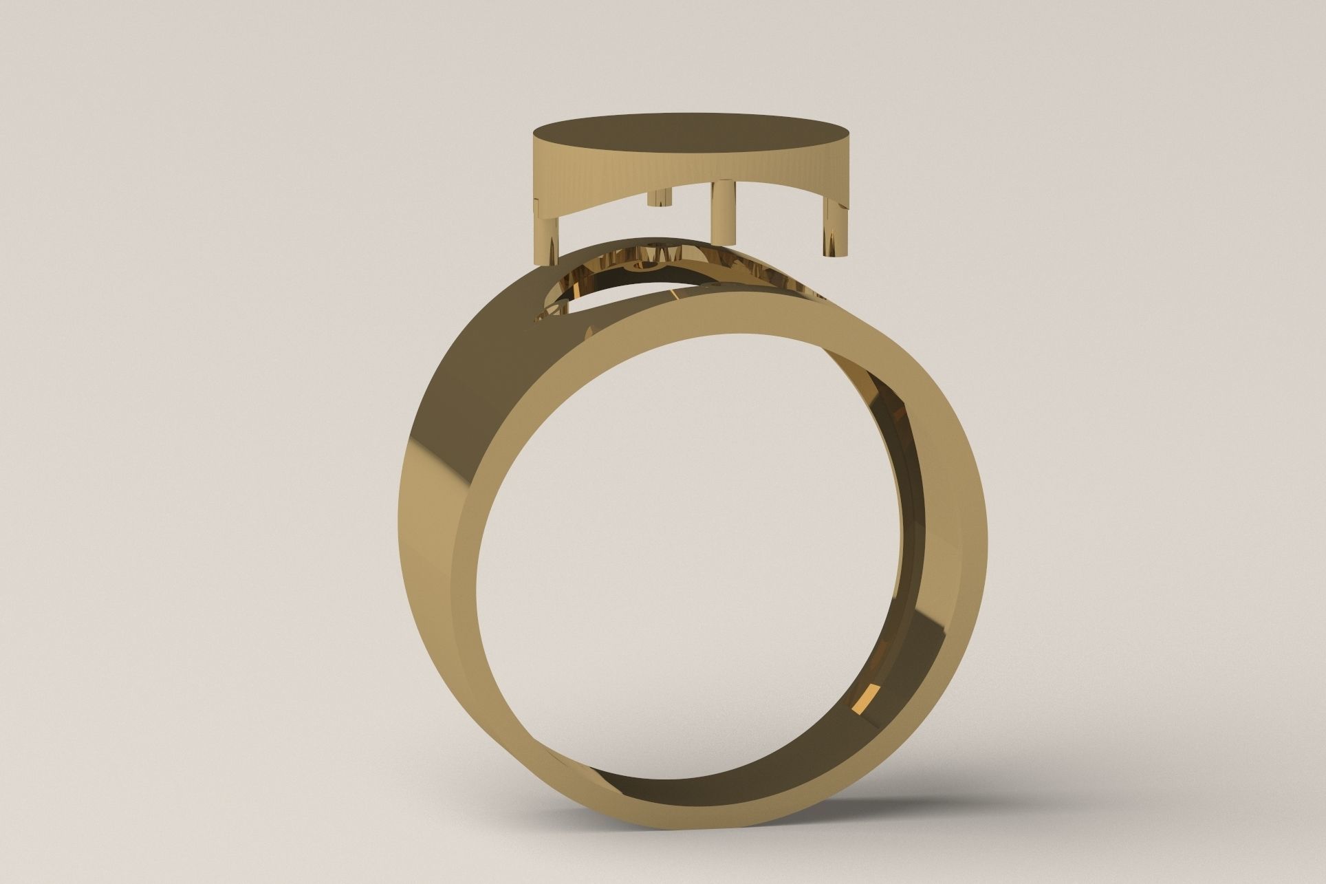 Ring R 65 3D print model_1