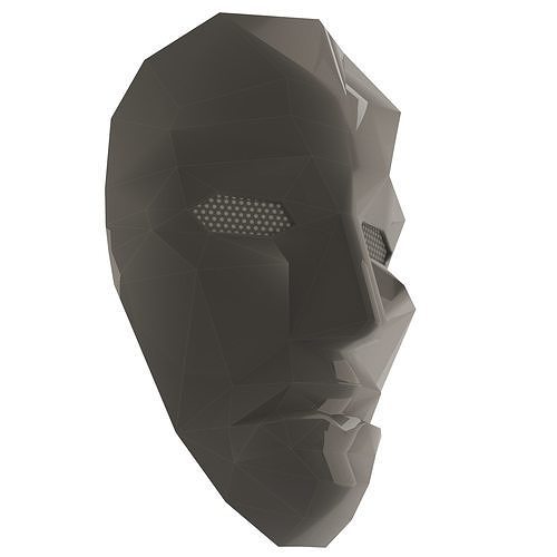 Squid Game Mask Frontman Low-poly 3D model