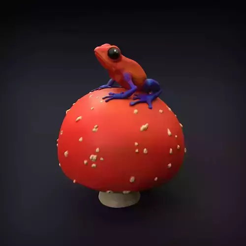 Dart Frog for 3D printing 3D print model
