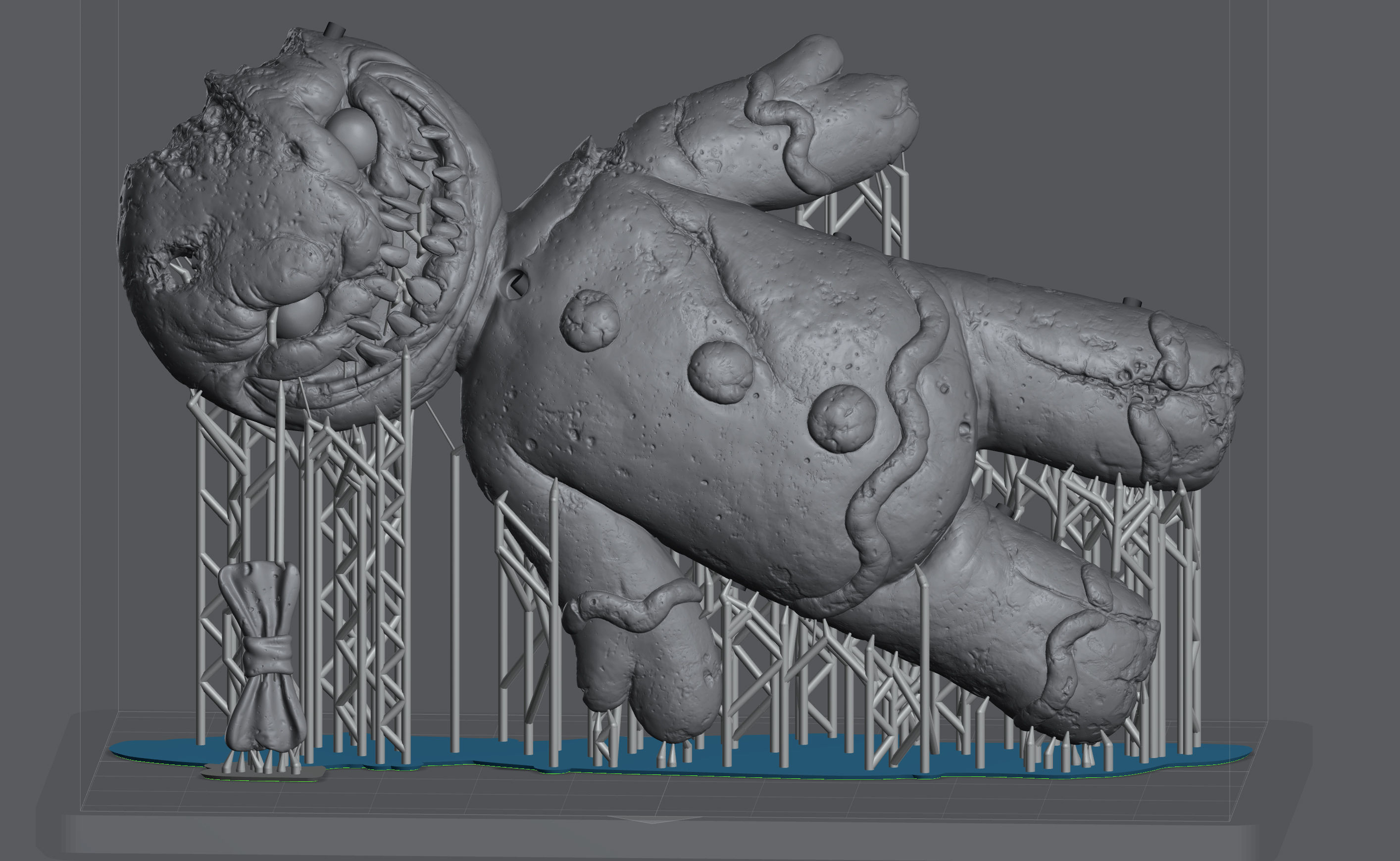 gingerbreadman 01 3Dprint ready 3D print model_5