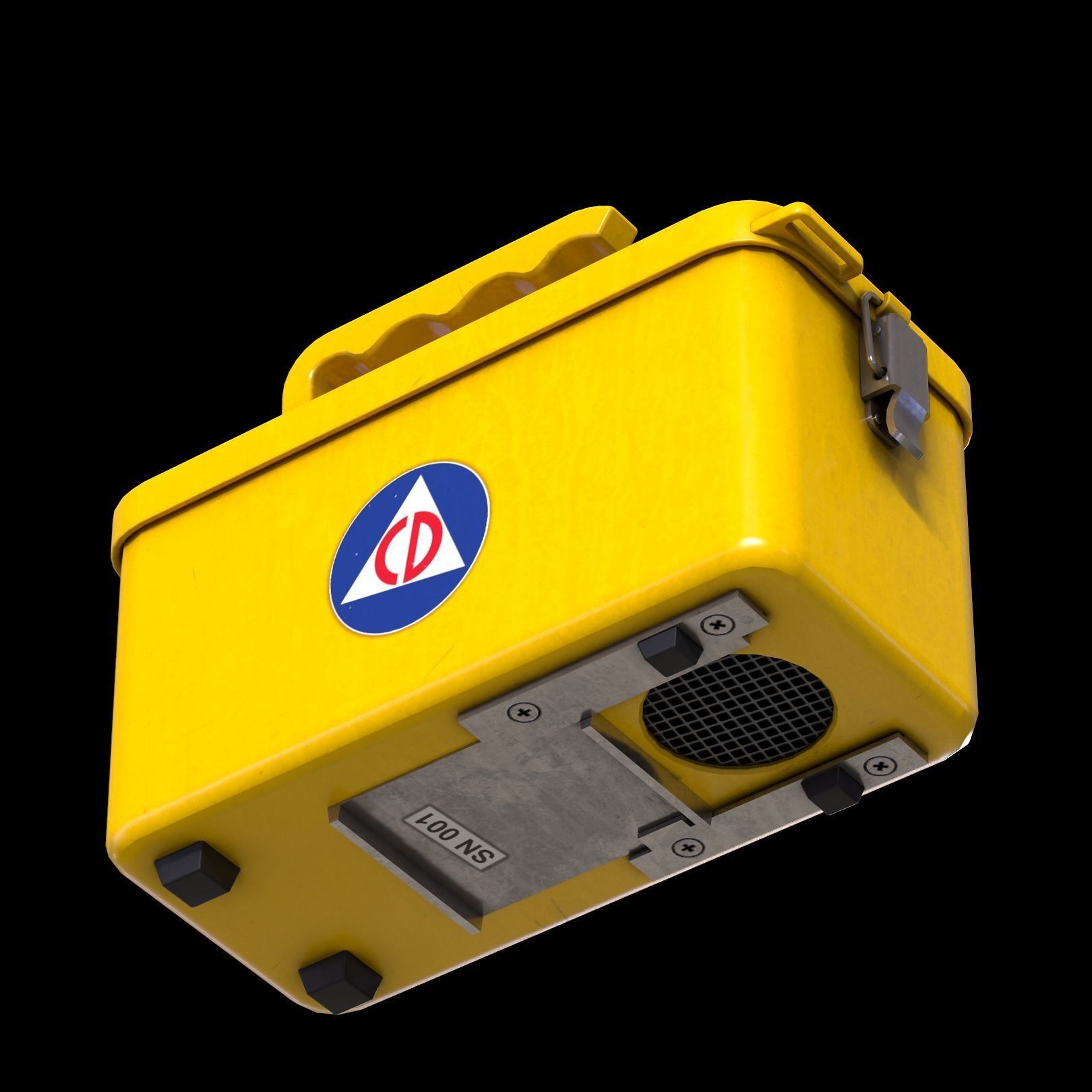 Radiation Meter Low-poly 3D model_6