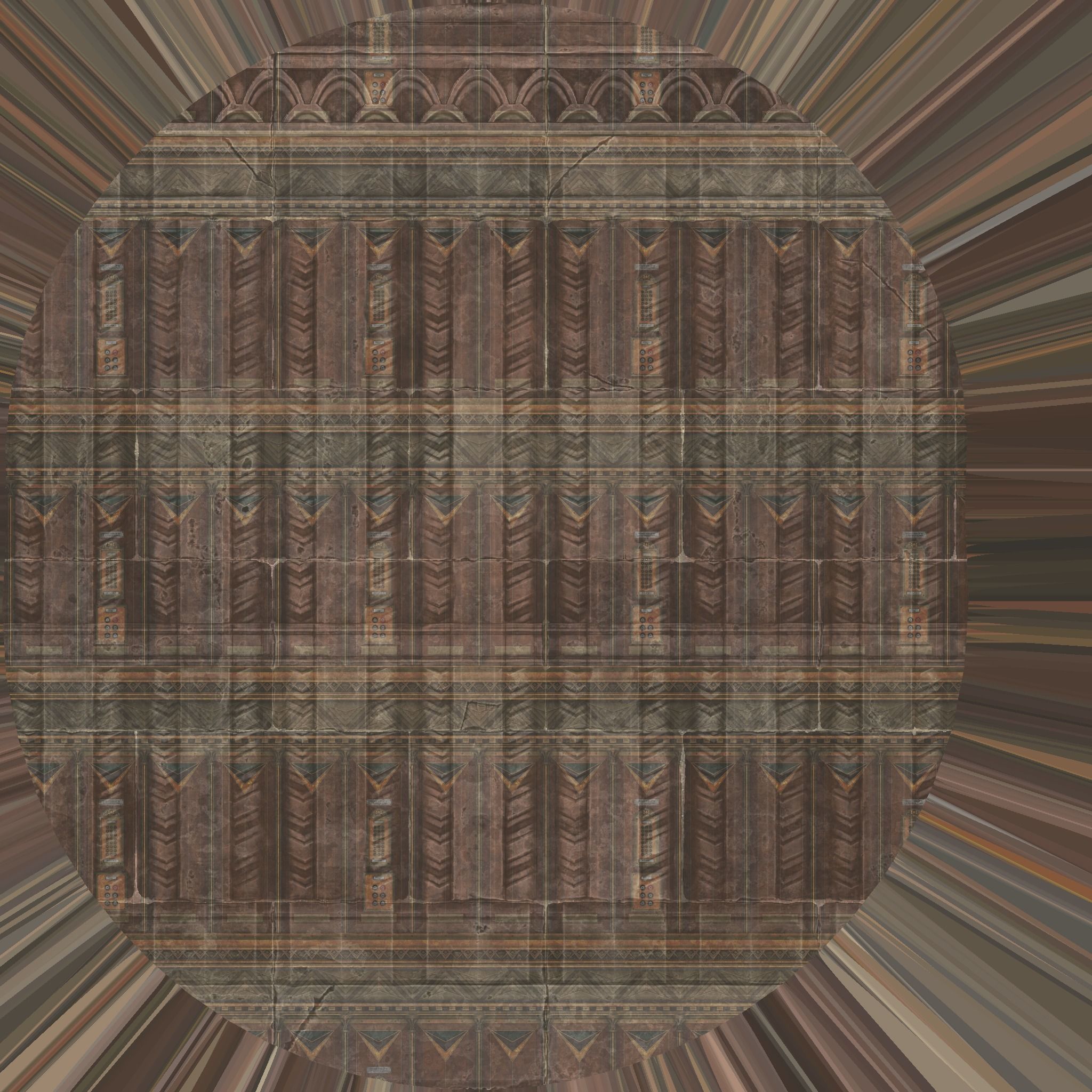 Egyptian City Far Future Towers  3D model_2