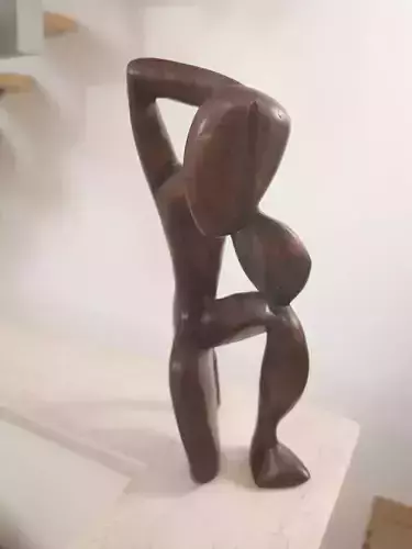 TRIBAL SCULPTURE THE THINKER