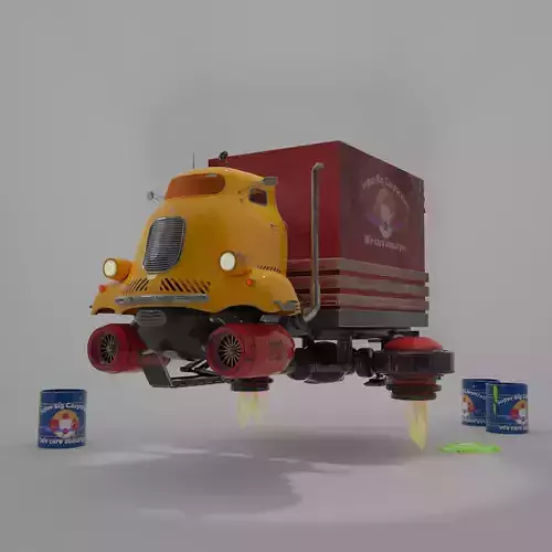 Corporate fly jet truck