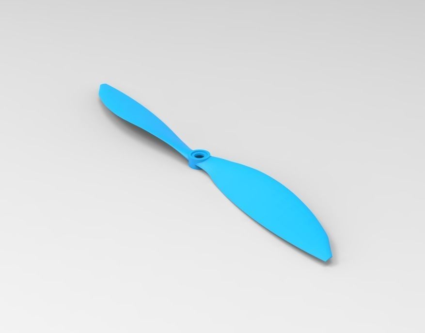Propeller plastic 3D print model_2