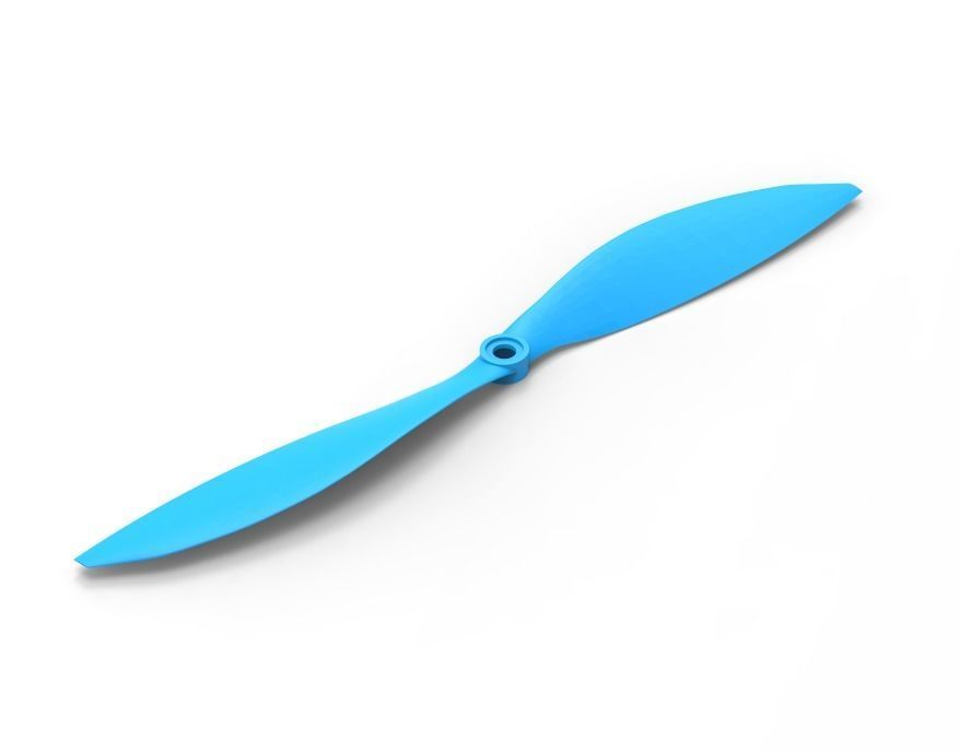 Propeller plastic 3D print model_1