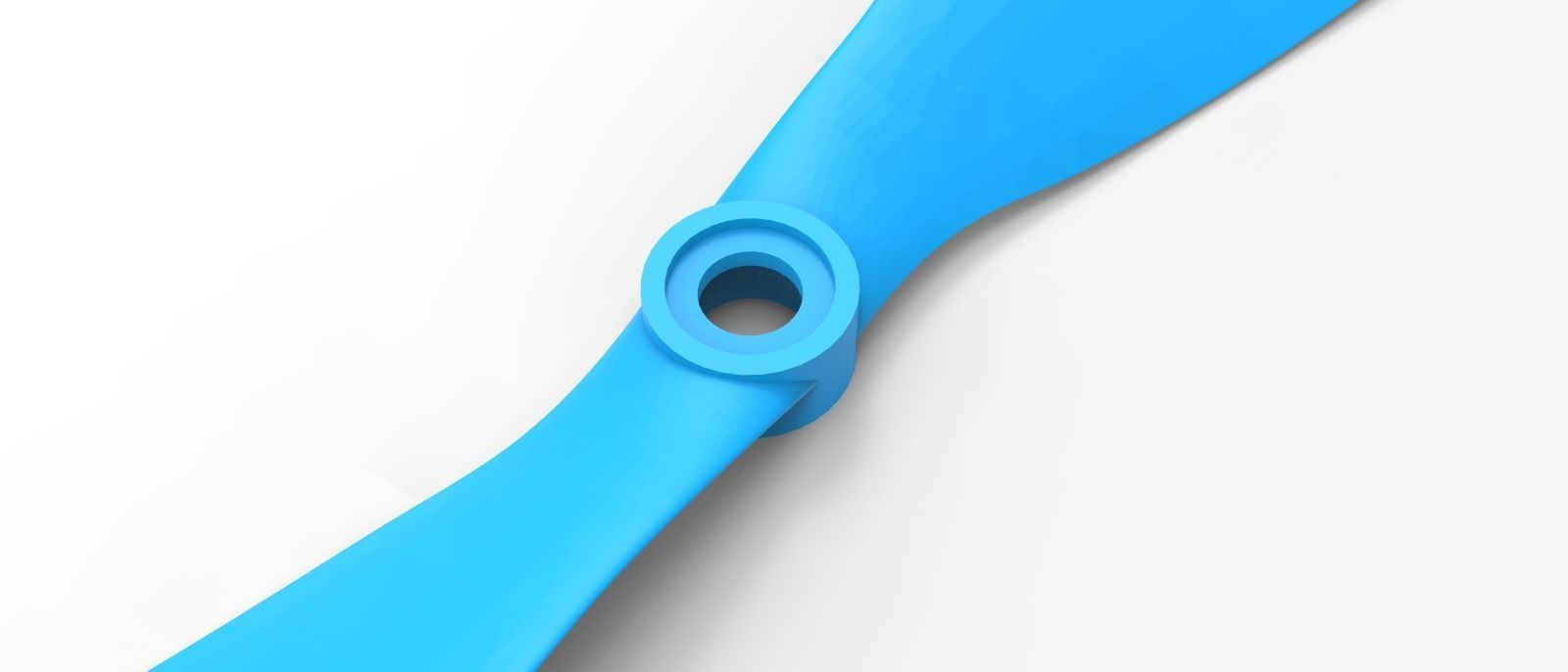 Propeller plastic 3D print model_3