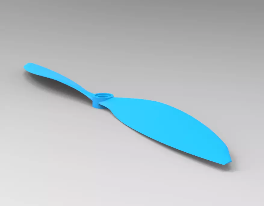 Propeller plastic 3D print model_0