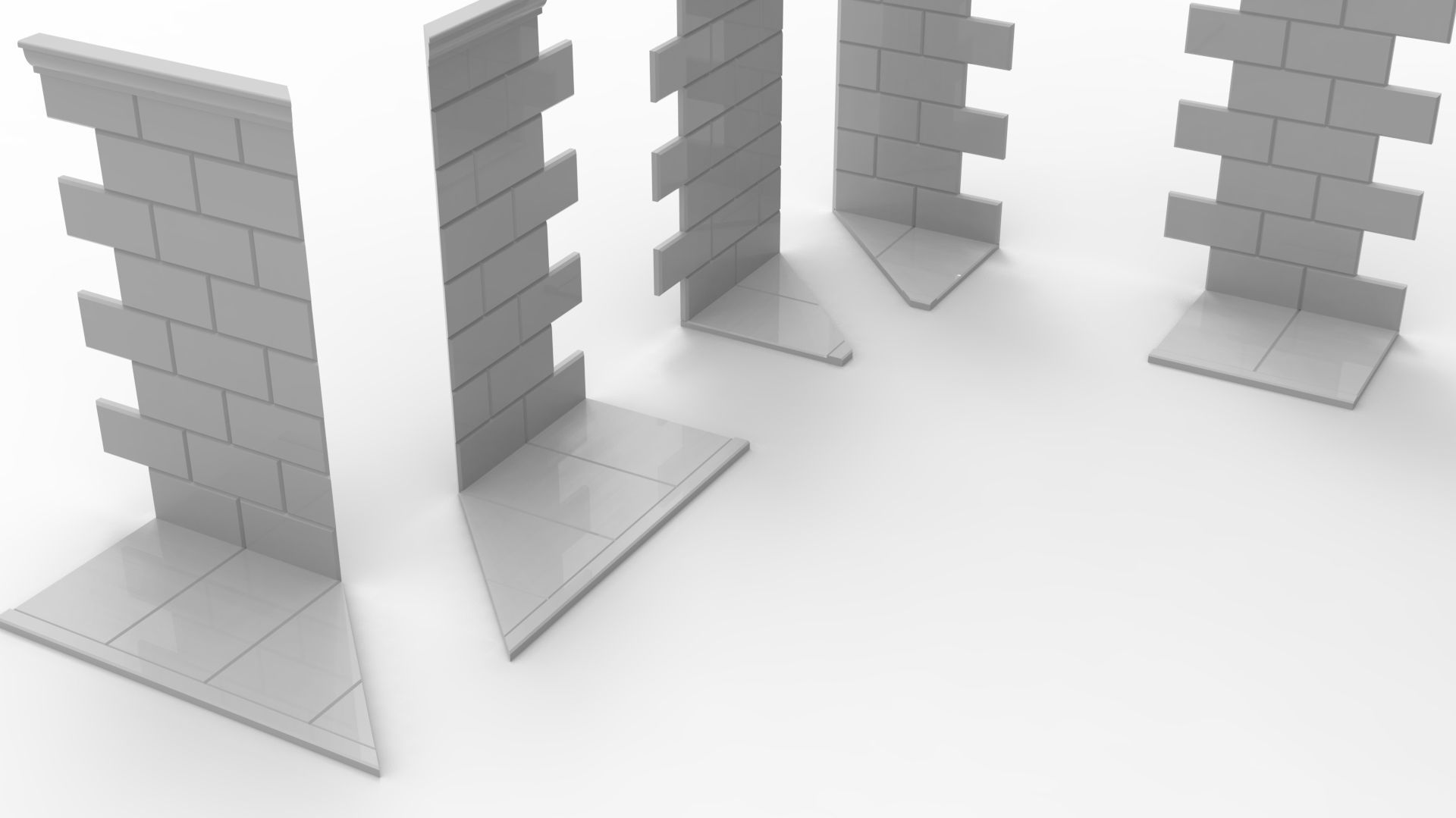 Entrance stair 3D print model_22