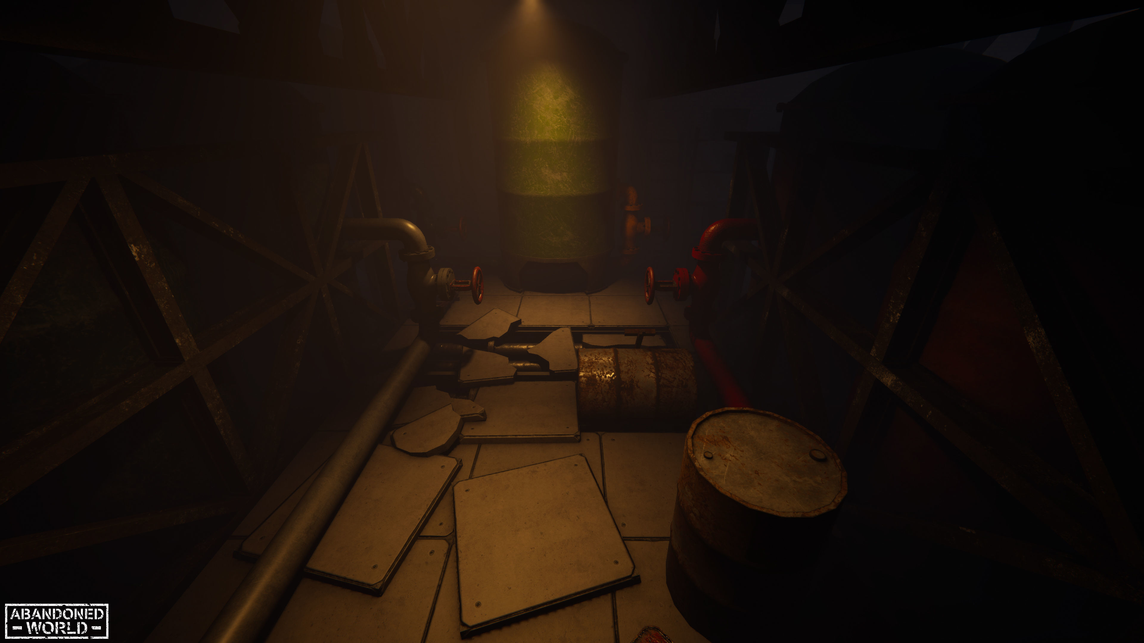 Modular Industrial Building for Unity Low-poly 3D model_8