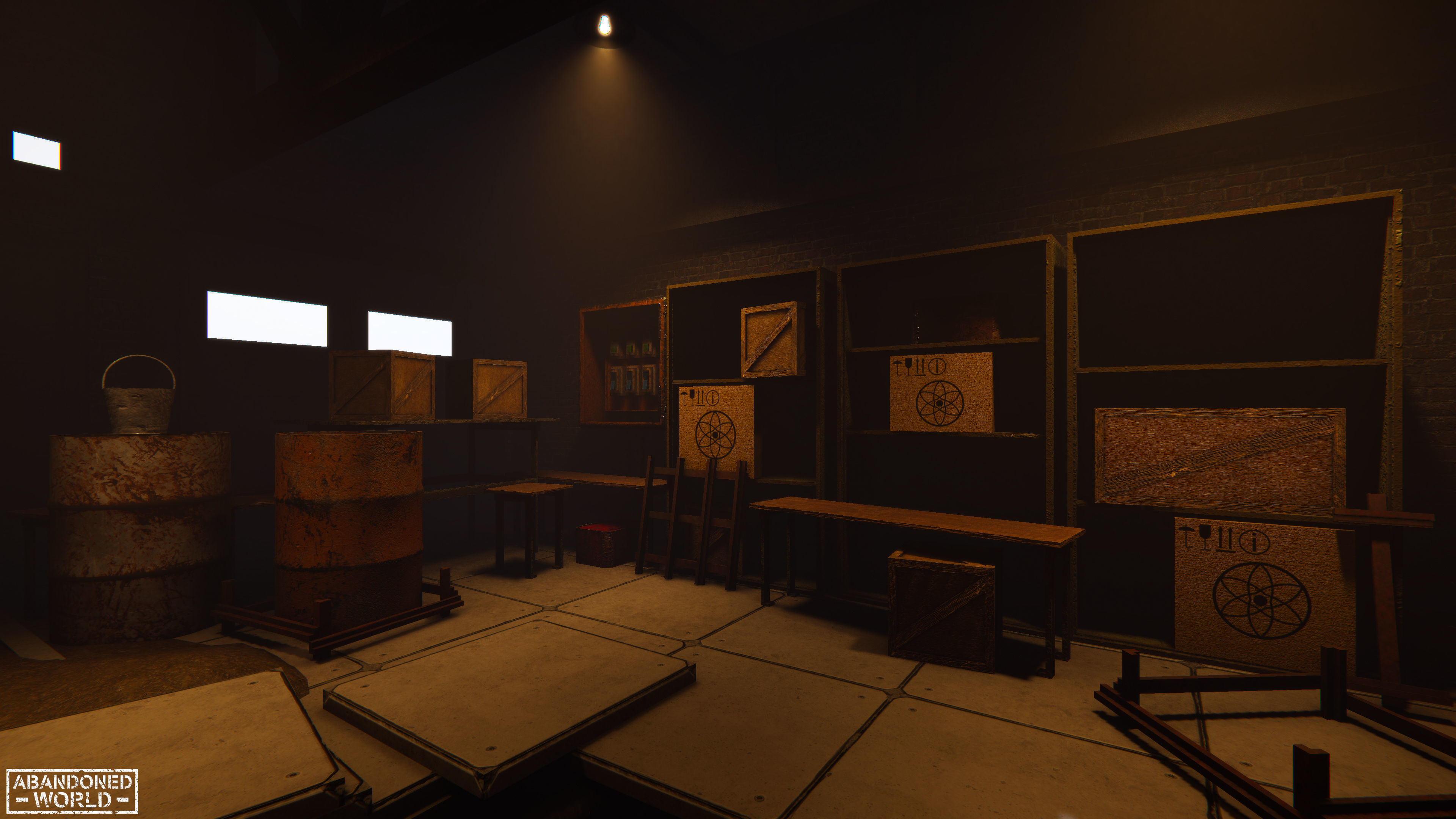 Modular Industrial Building for Unity Low-poly 3D model_5