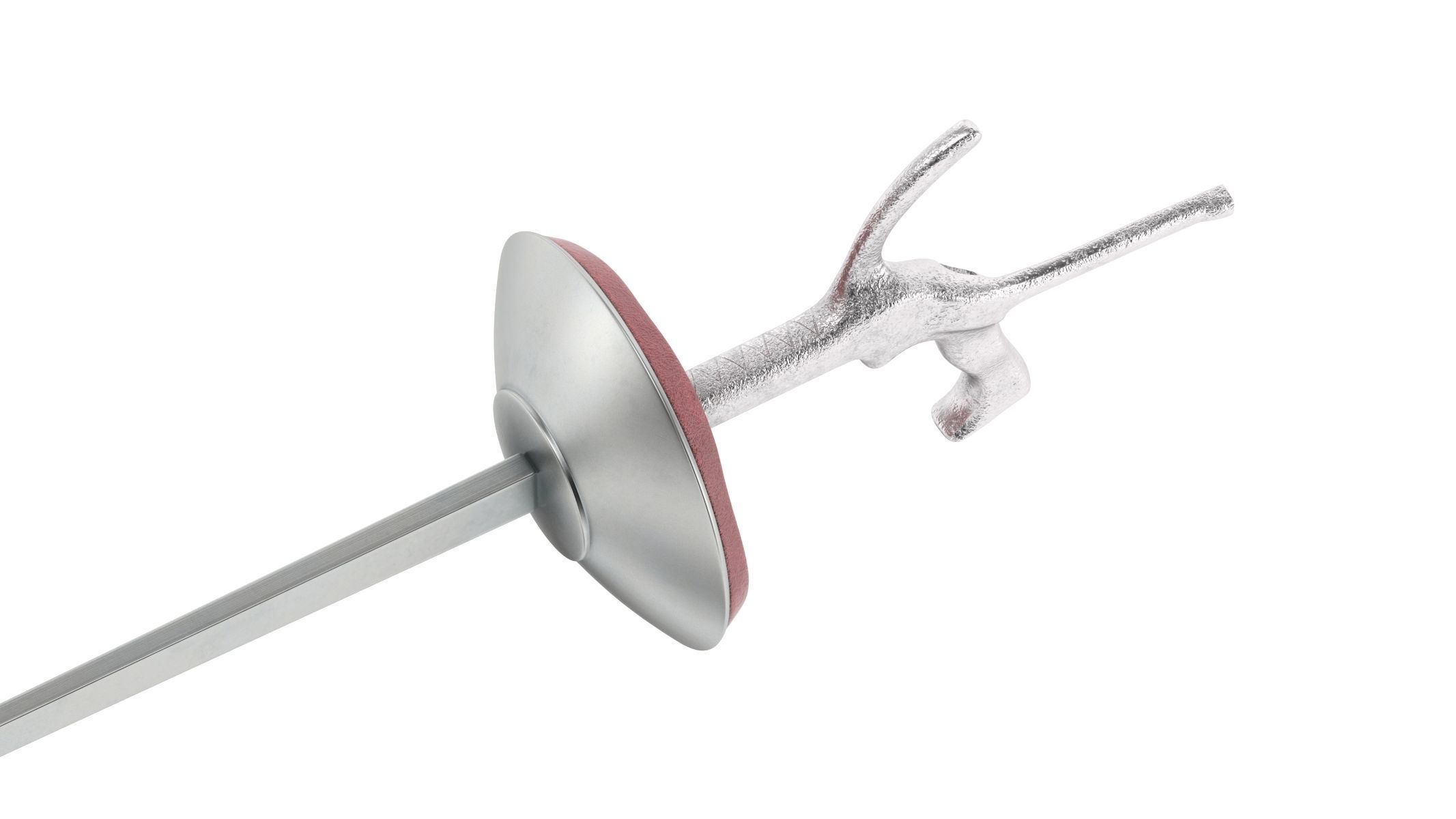 Foil Sword Low-poly 3D model_2