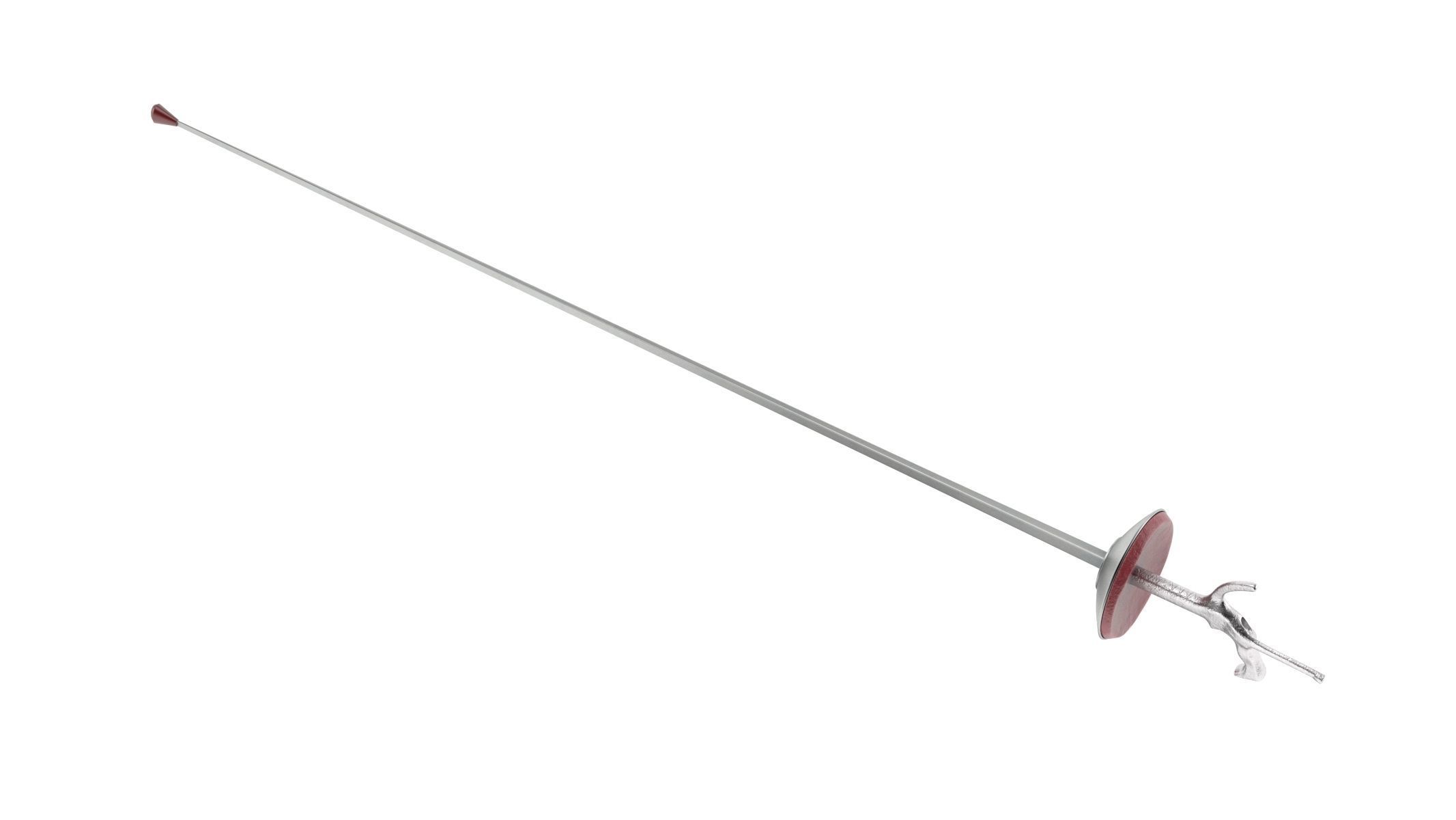 Foil Sword Low-poly 3D model_1