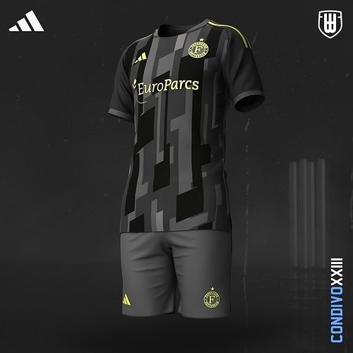 Model Zprj Adidas Design Feyenord Sportwear Low-poly 3D model
