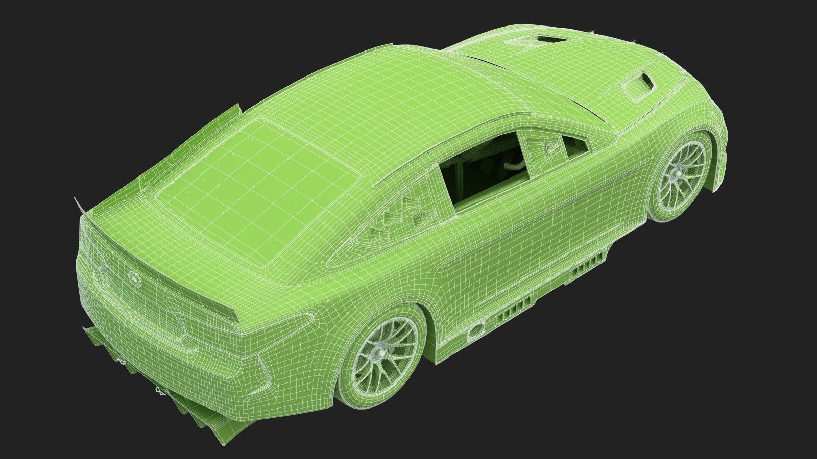 Toyota Camry Nascar Nextgen 2022 Template 3D model_21