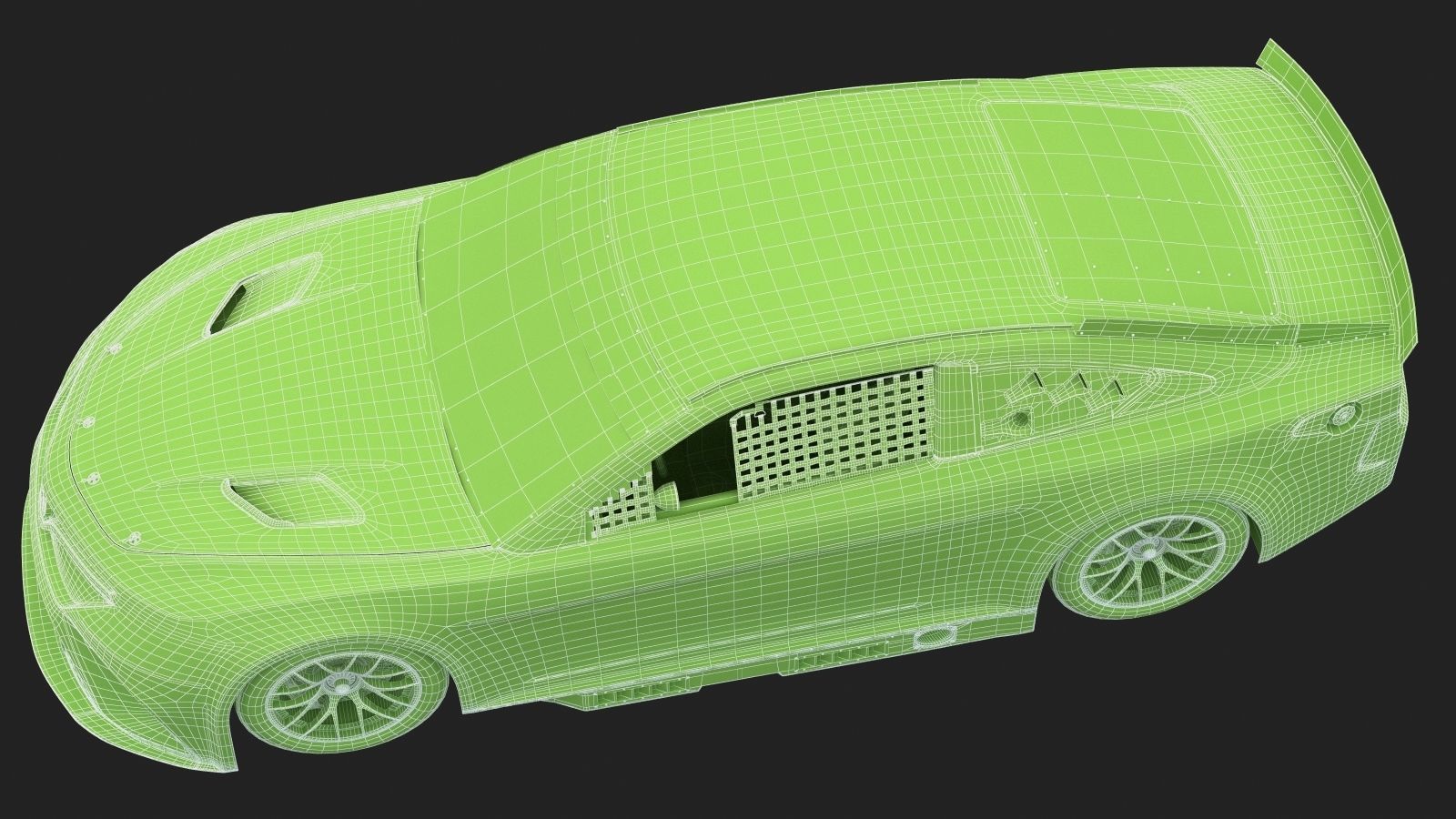 Toyota Camry Nascar Nextgen 2022 Template 3D model_20