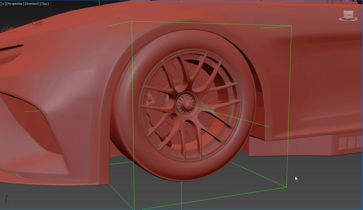 Toyota Camry Nascar Nextgen 2022 Template 3D model_15