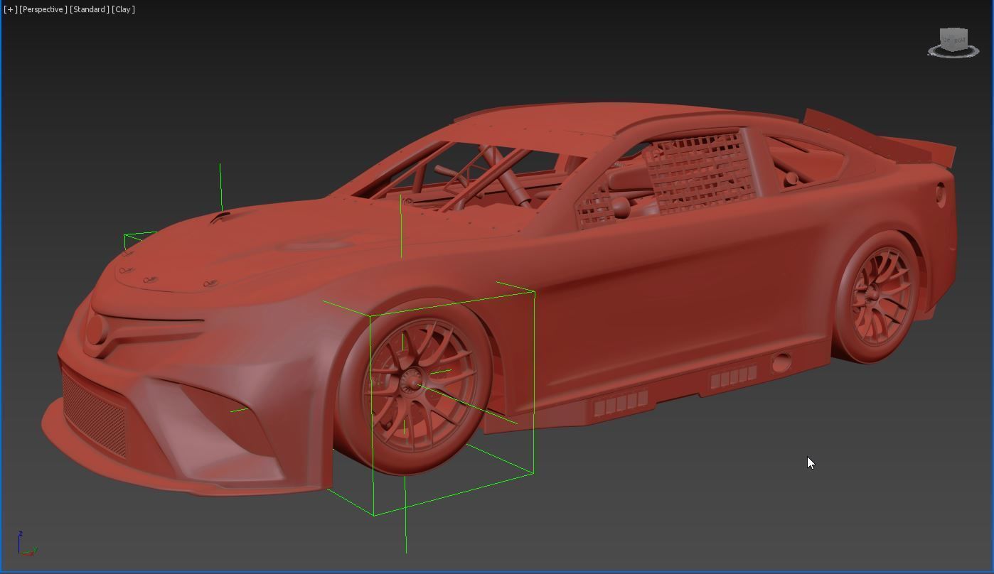 Toyota Camry Nascar Nextgen 2022 Template 3D model_14