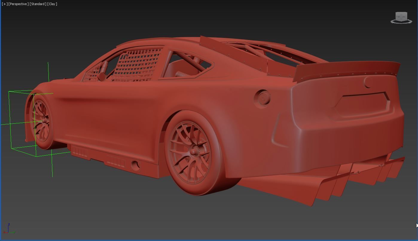 Toyota Camry Nascar Nextgen 2022 Template 3D model_17