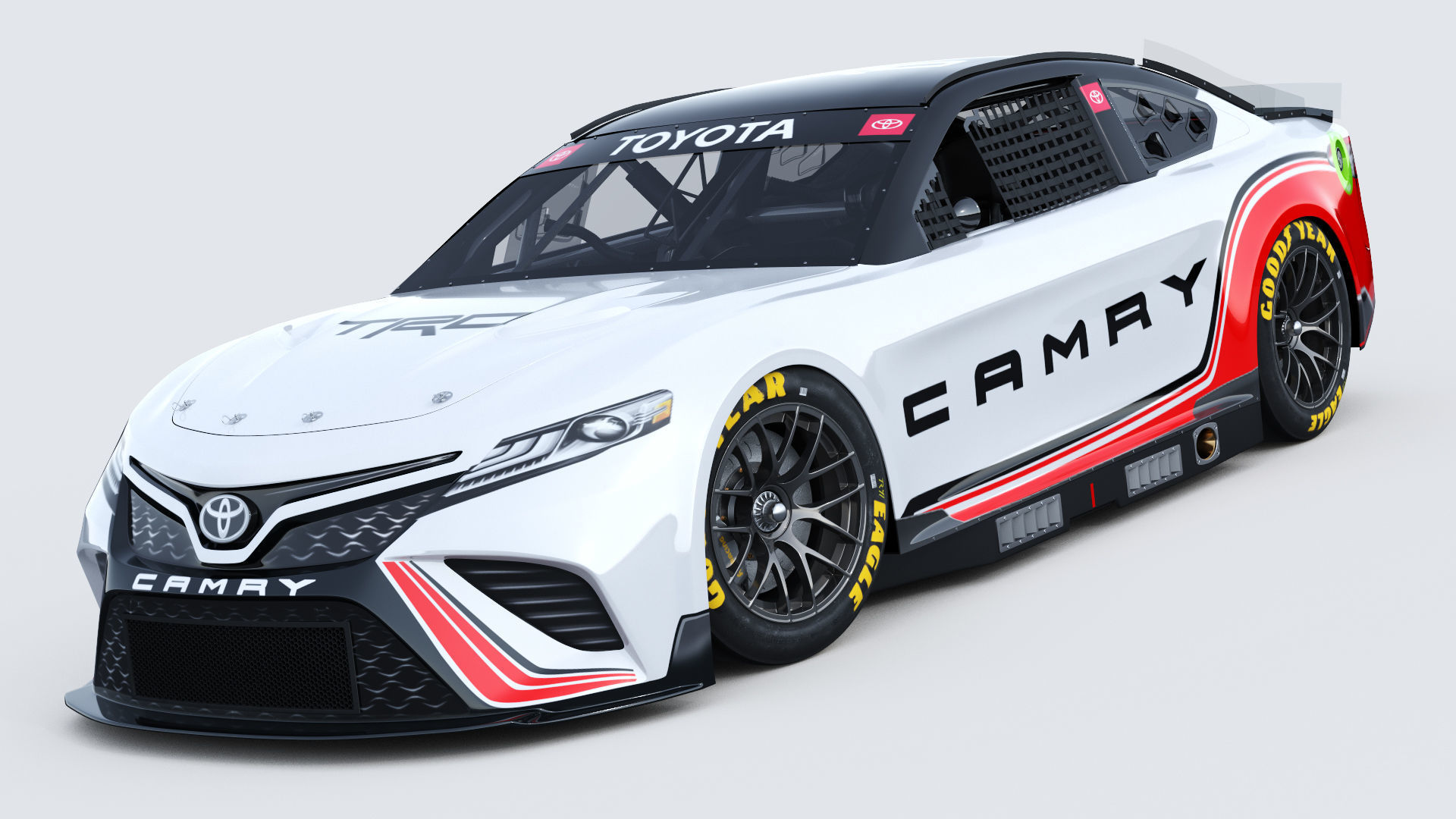 Toyota Camry Nascar Nextgen 2022 Template 3D model_3