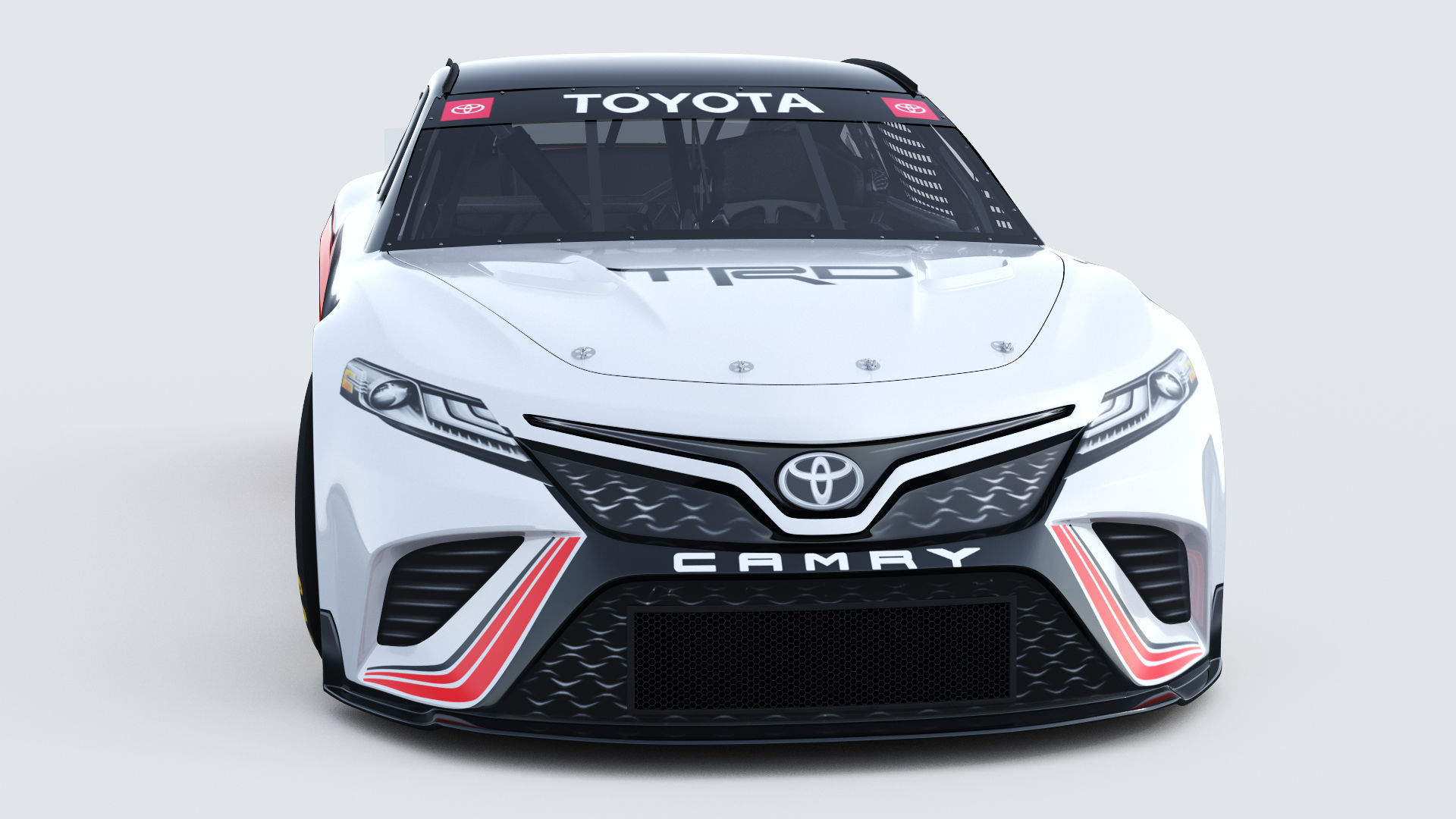 Toyota Camry Nascar Nextgen 2022 Template 3D model_11