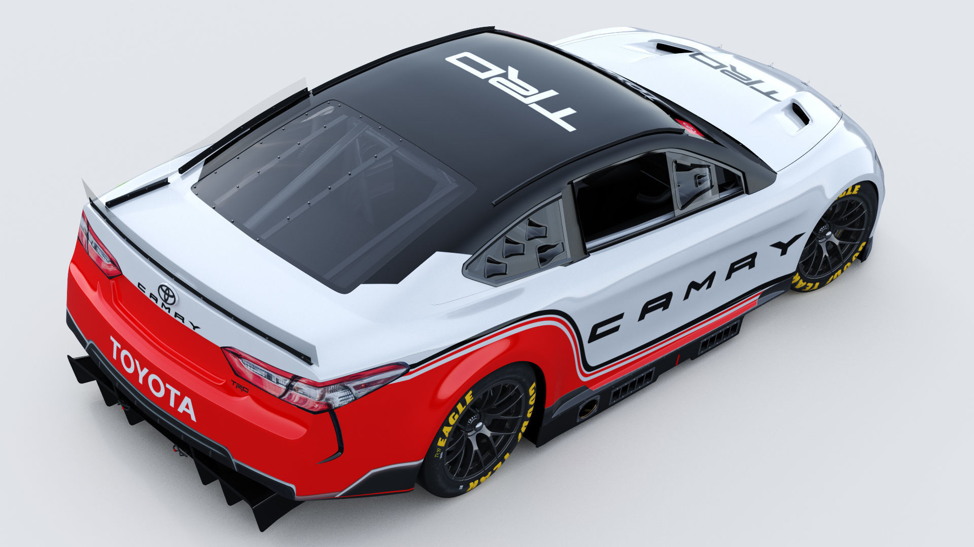 Toyota Camry Nascar Nextgen 2022 Template 3D model_6