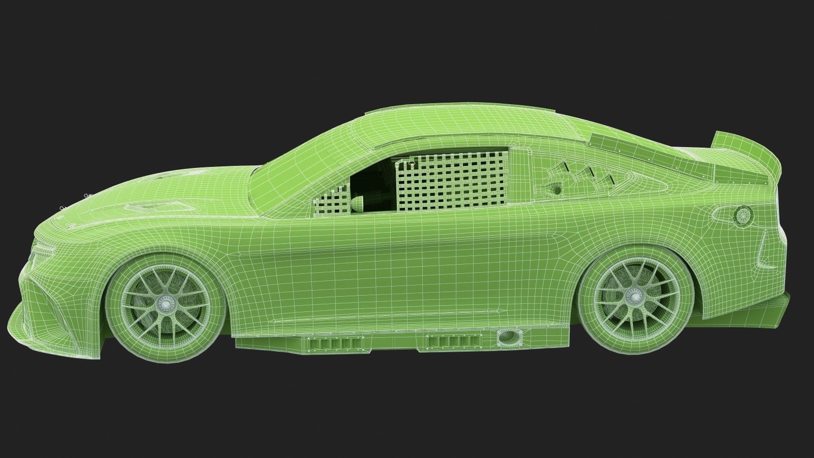 Toyota Camry Nascar Nextgen 2022 Template 3D model_19