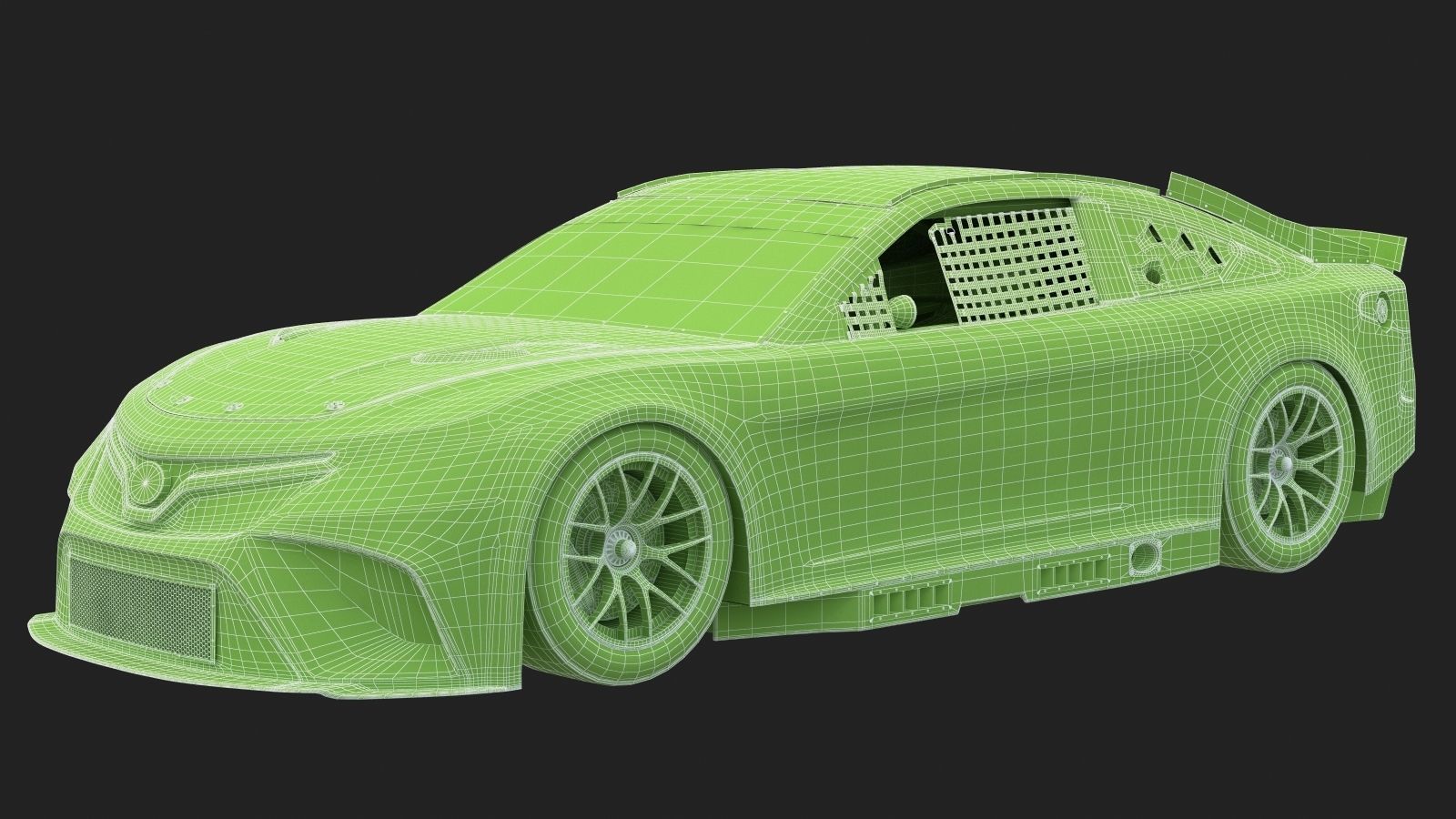 Toyota Camry Nascar Nextgen 2022 Template 3D model_18
