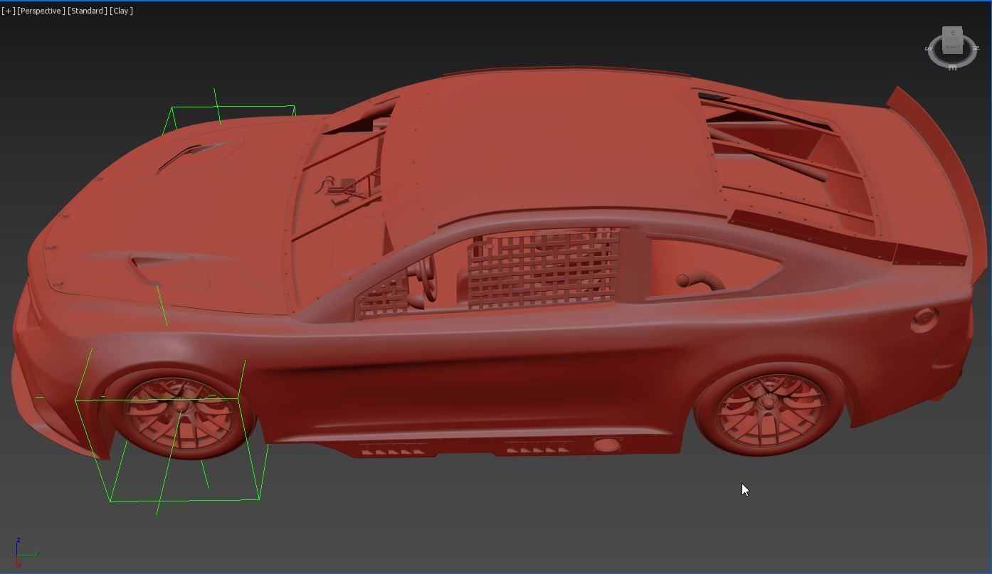 Toyota Camry Nascar Nextgen 2022 Template 3D model_16