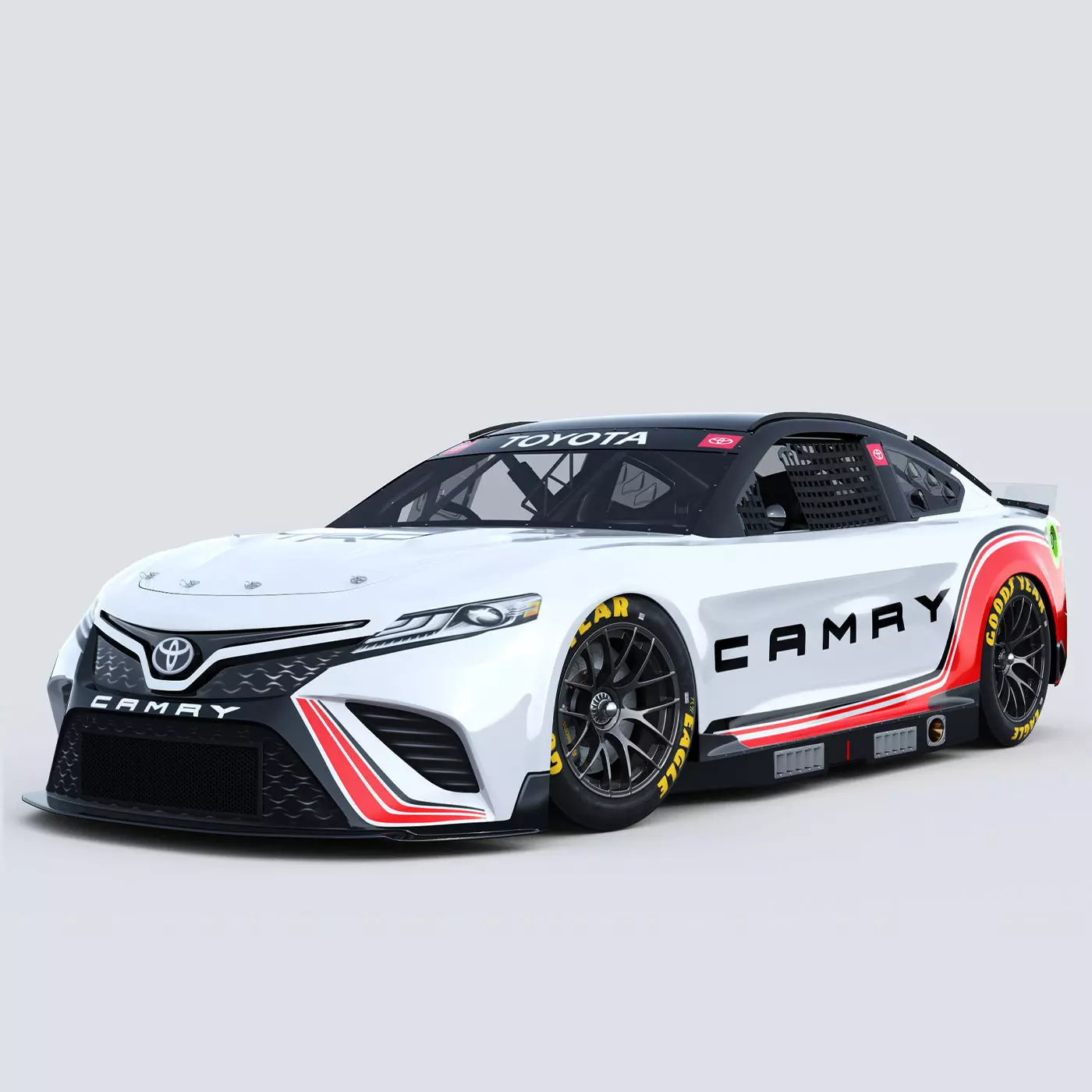 Toyota Camry Nascar Nextgen 2022 Template 3D model_0
