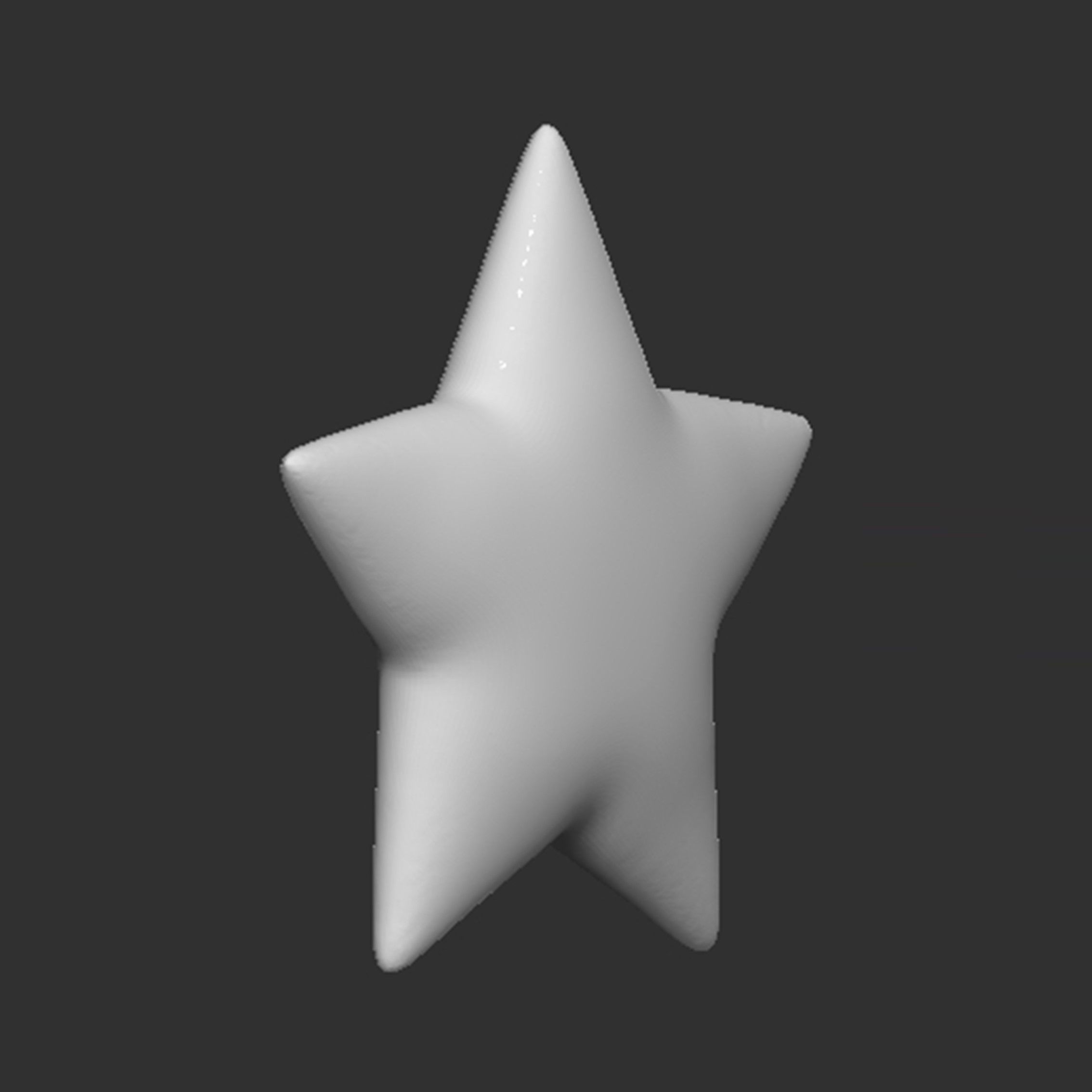 Mario Star 3D print model_7