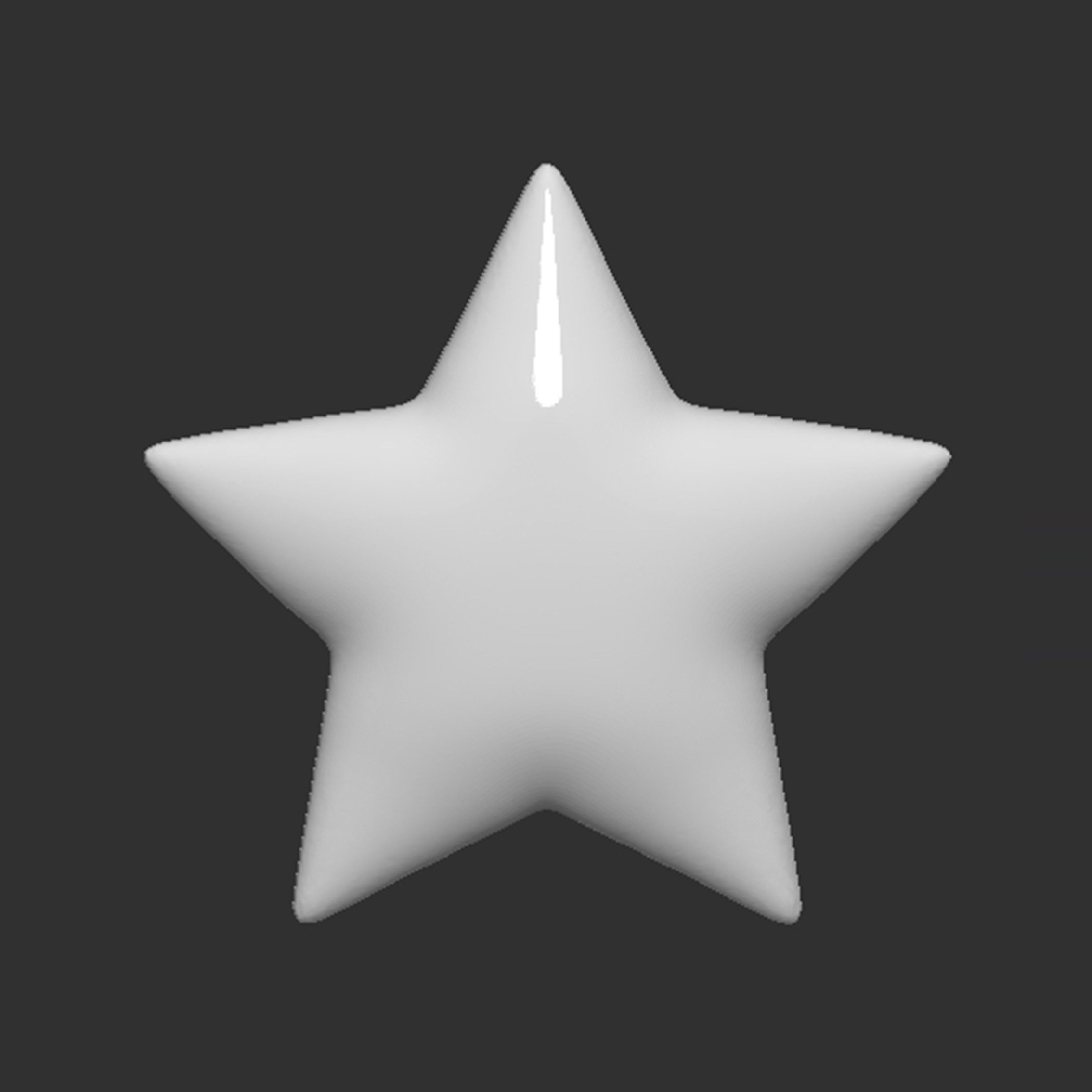 Mario Star 3D print model_9