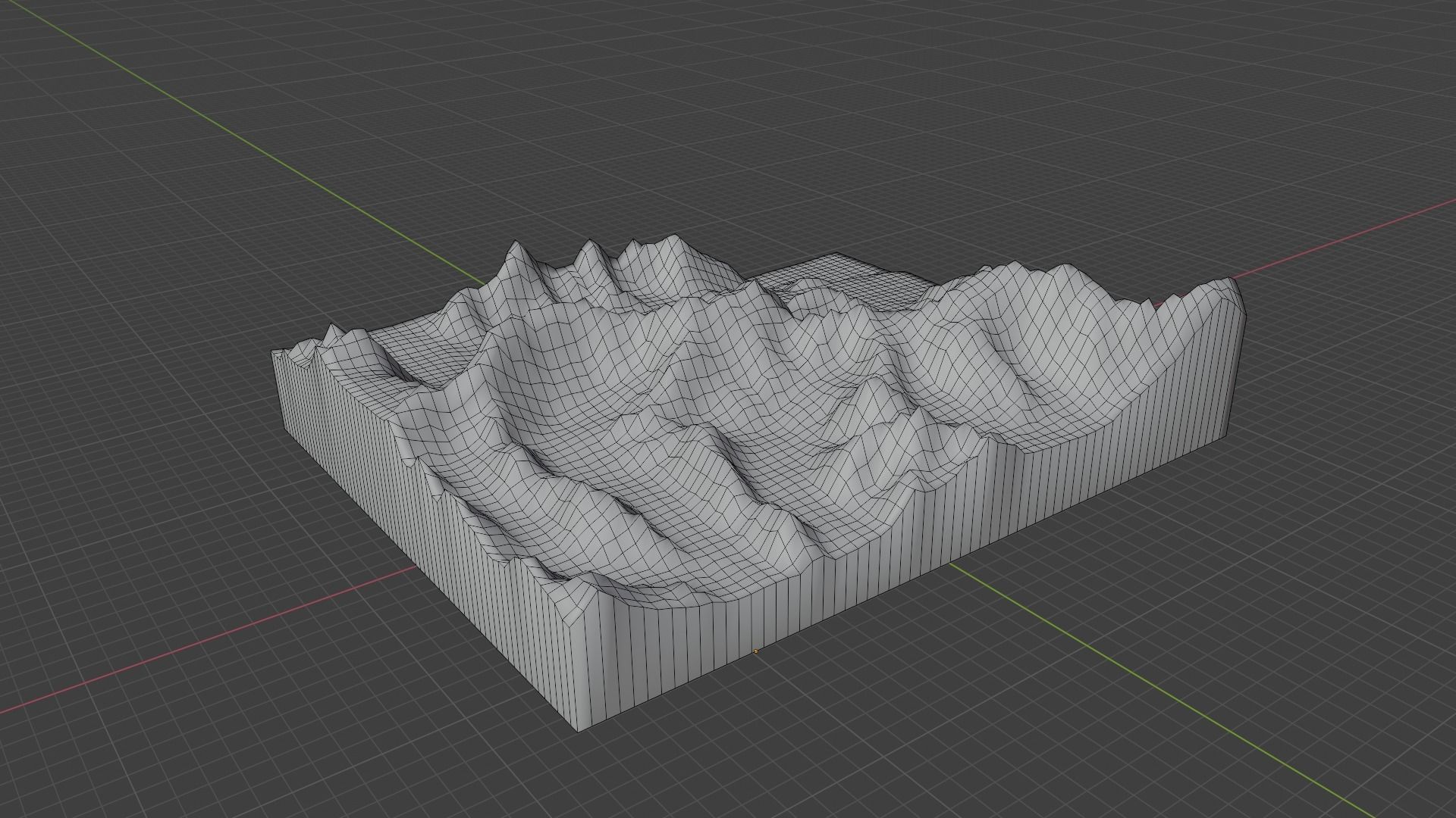 Apsarasas Kangri Mountain Low-poly 3D model_7