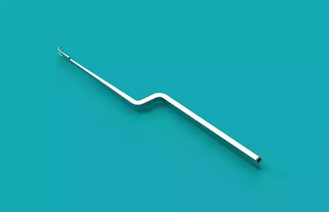 Nerve Root Retractor Low-poly 3D model