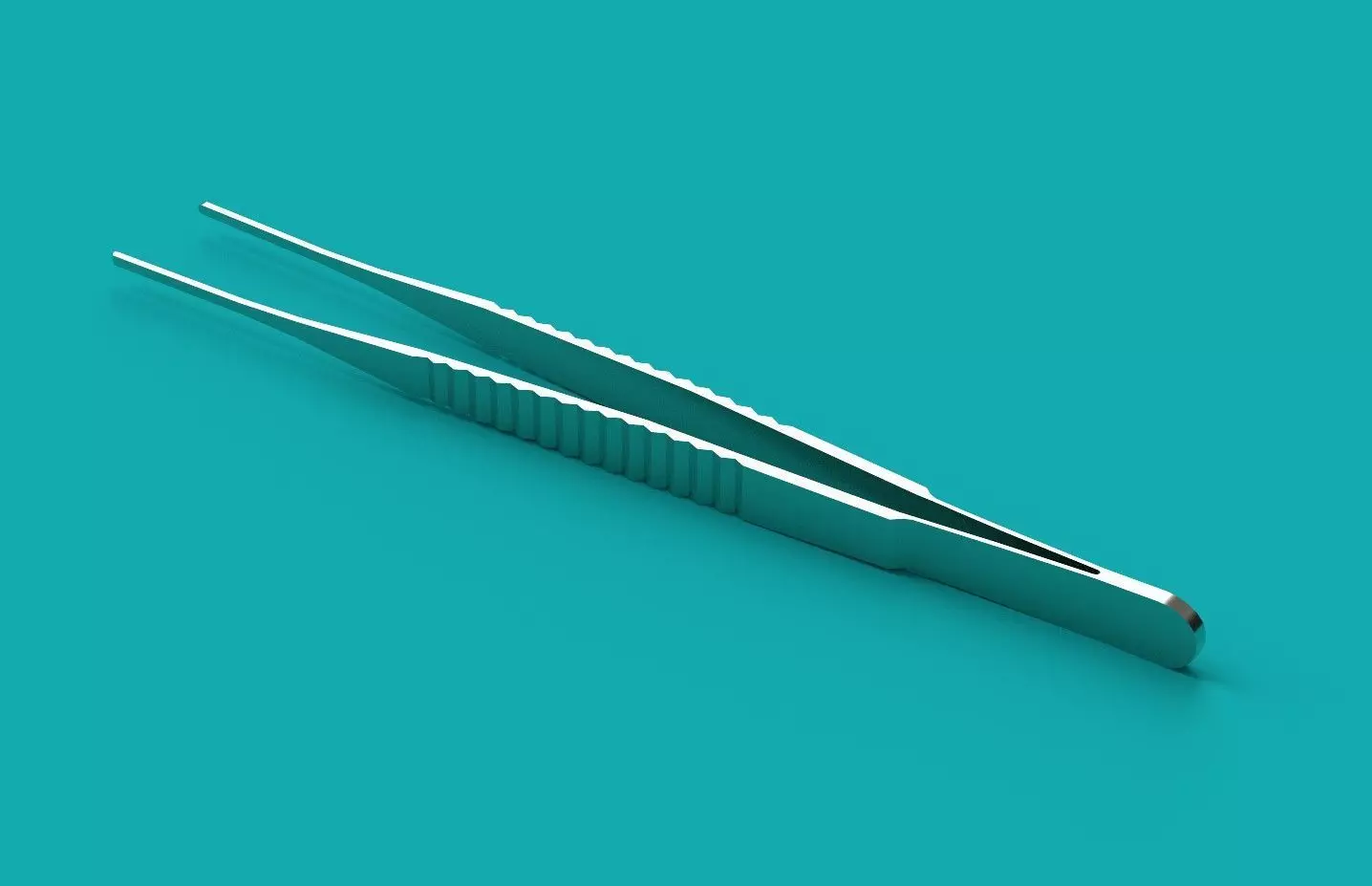 Debackey Forceps Low-poly 3D model