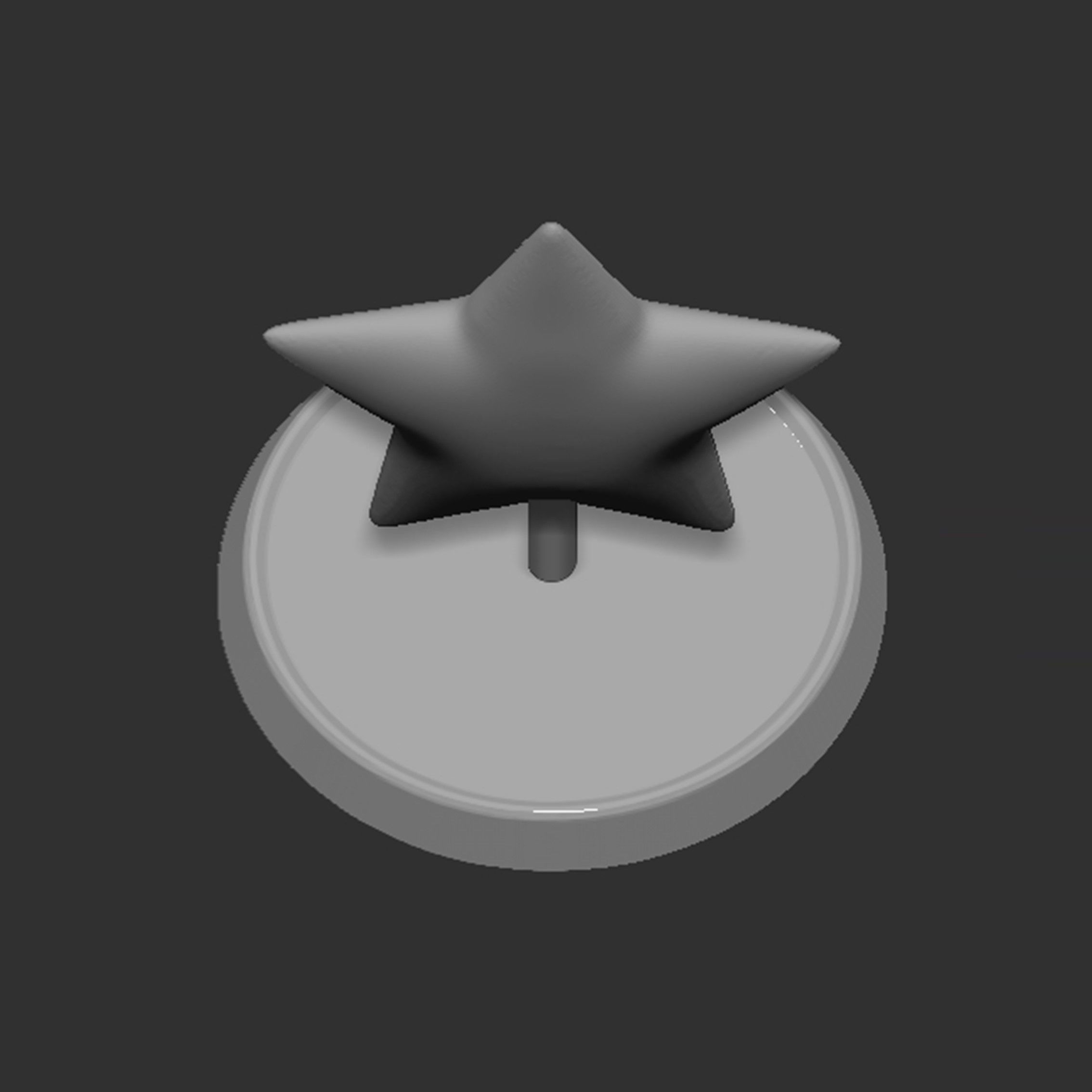 Mario Star Based 3D print model_12